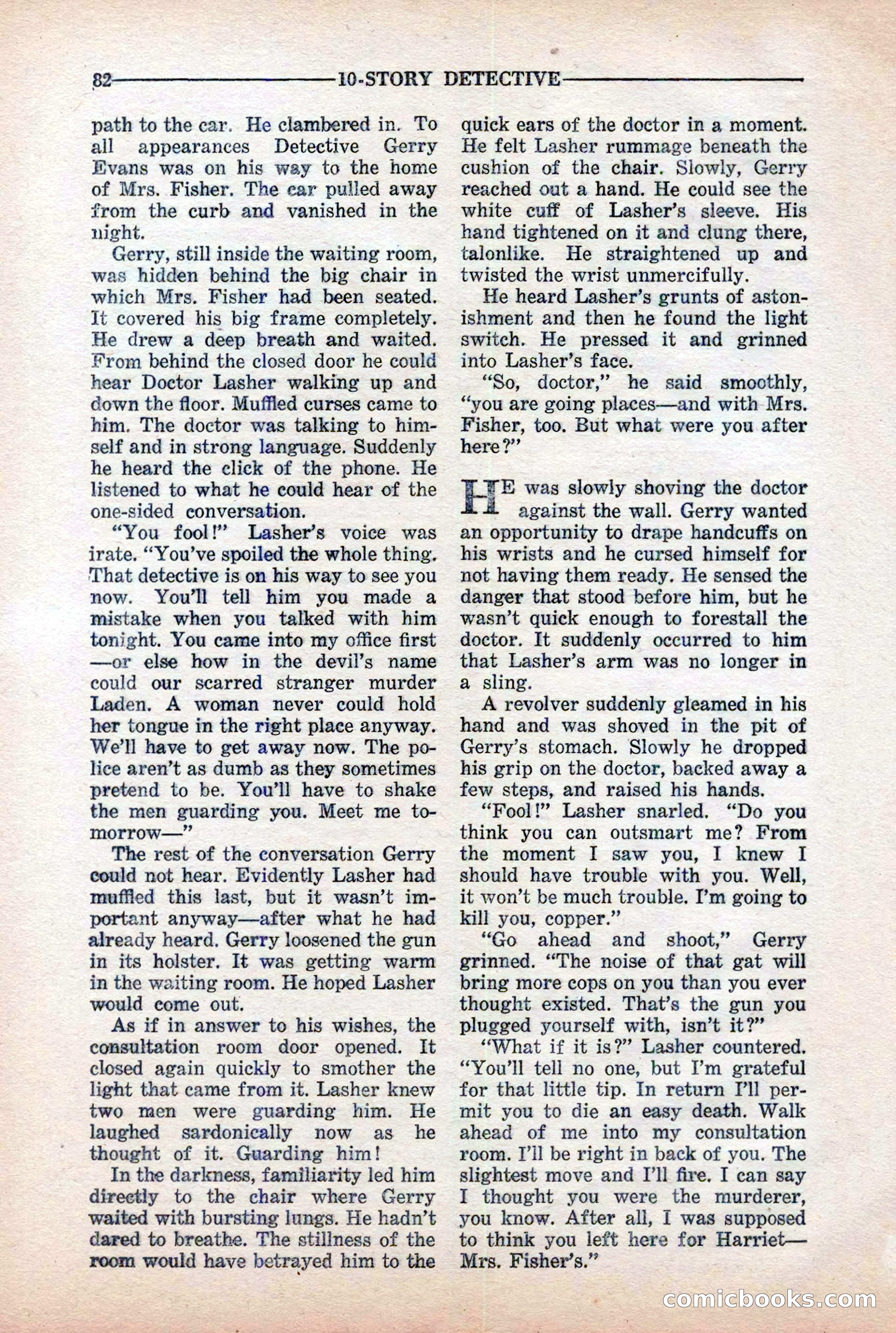 10-Story Detective Magazine Cover — page 84 of 116
