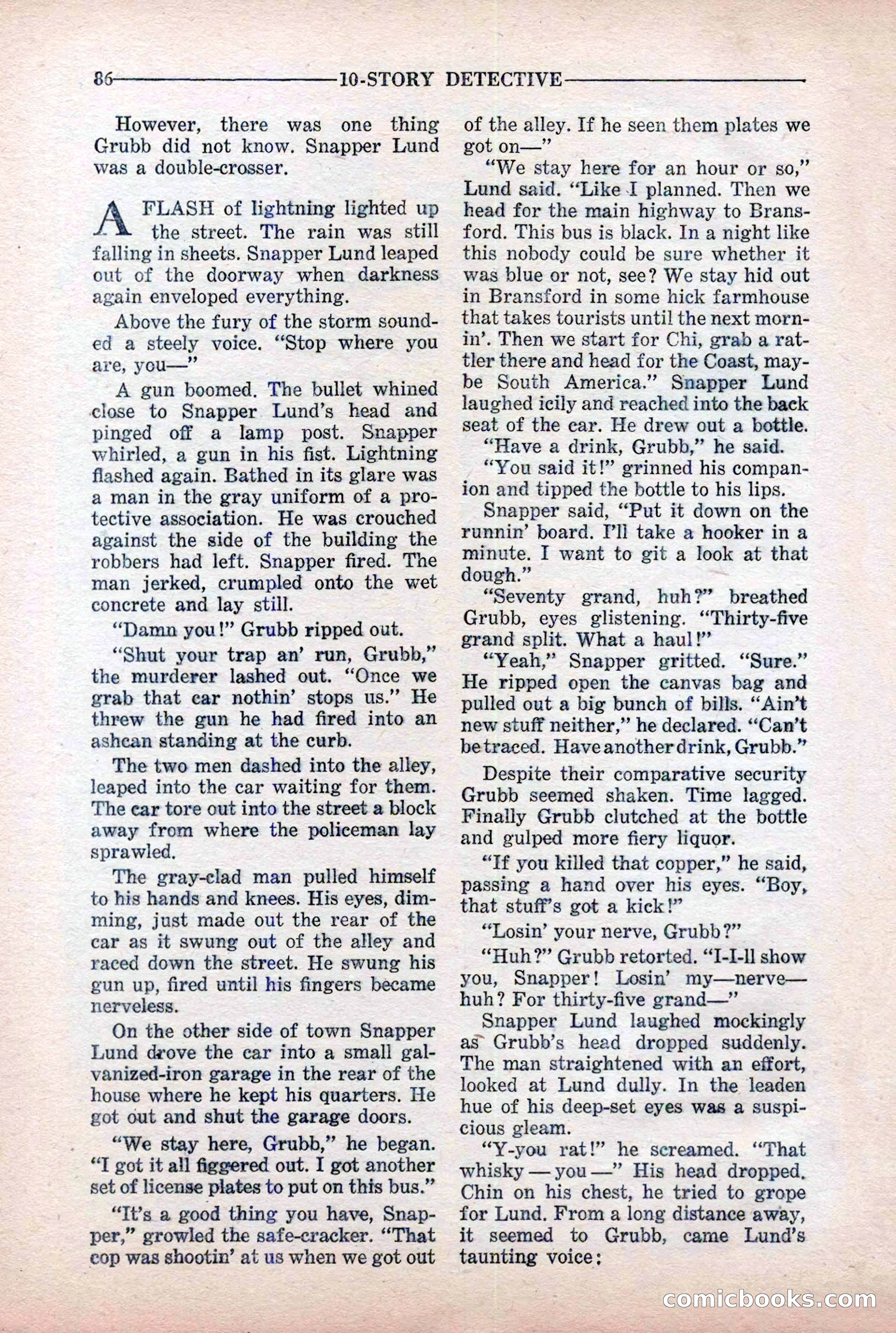 10-Story Detective Magazine Cover — page 88 of 116