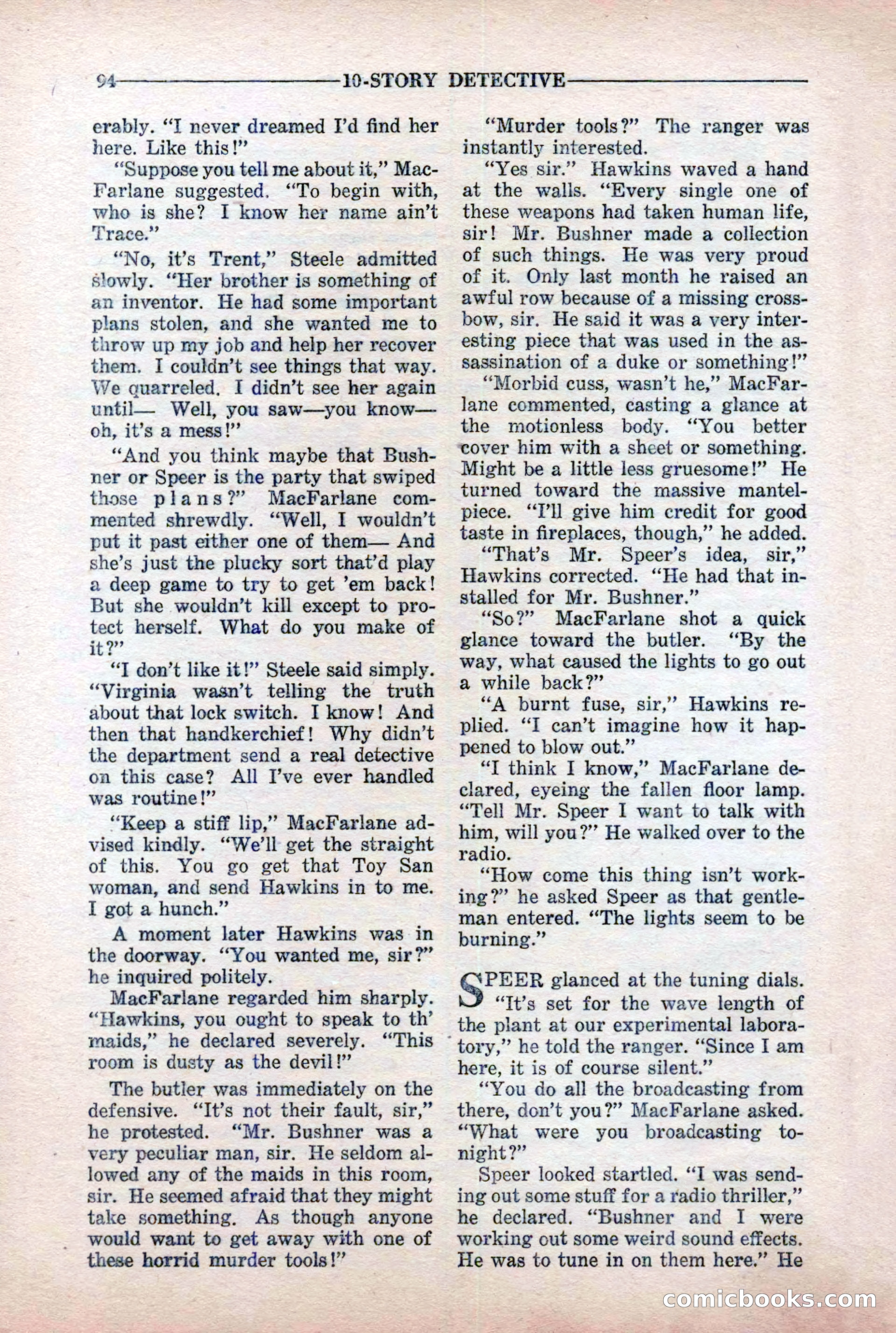10-Story Detective Magazine Cover — page 96 of 116