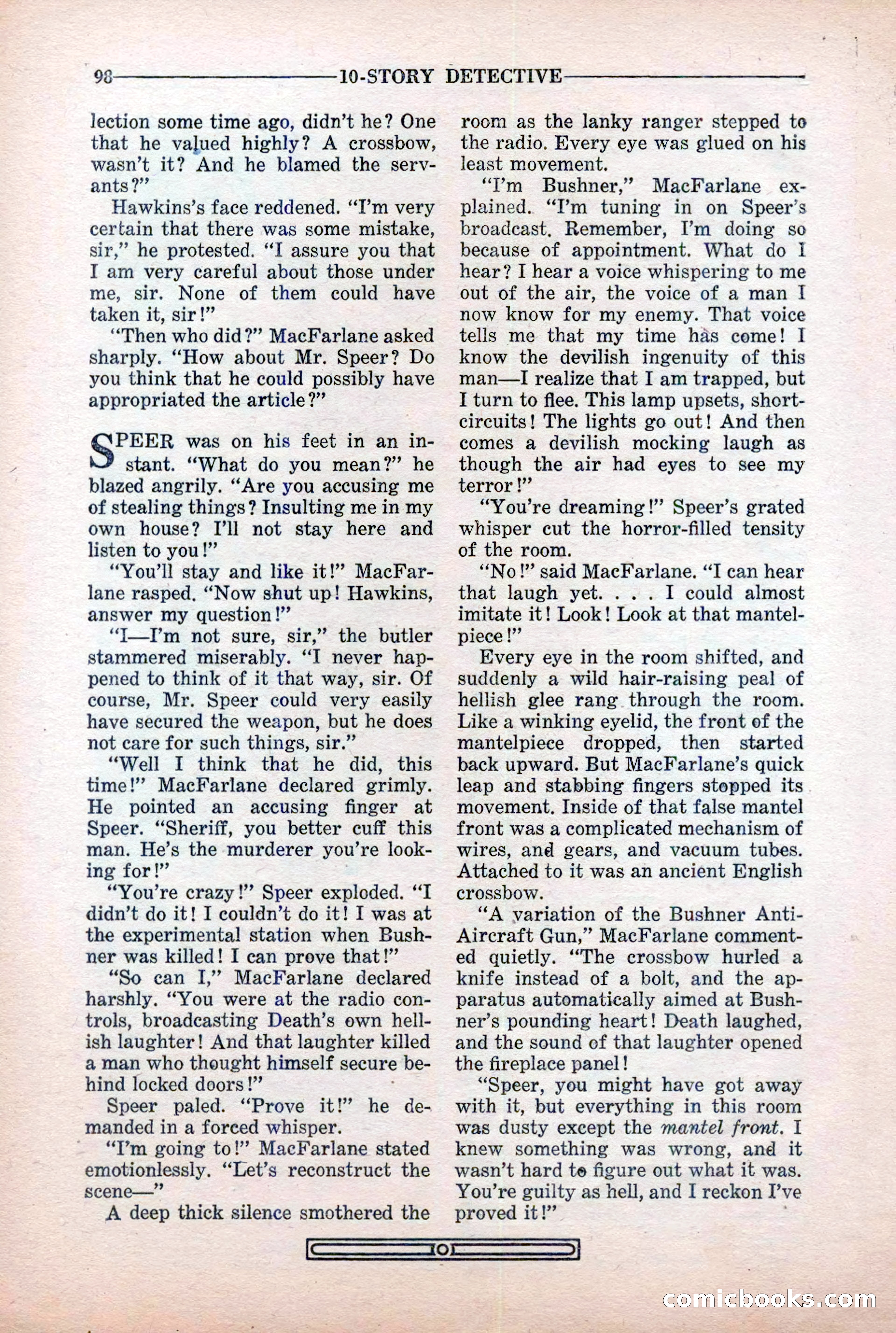 10-Story Detective Magazine Cover — page 100 of 116