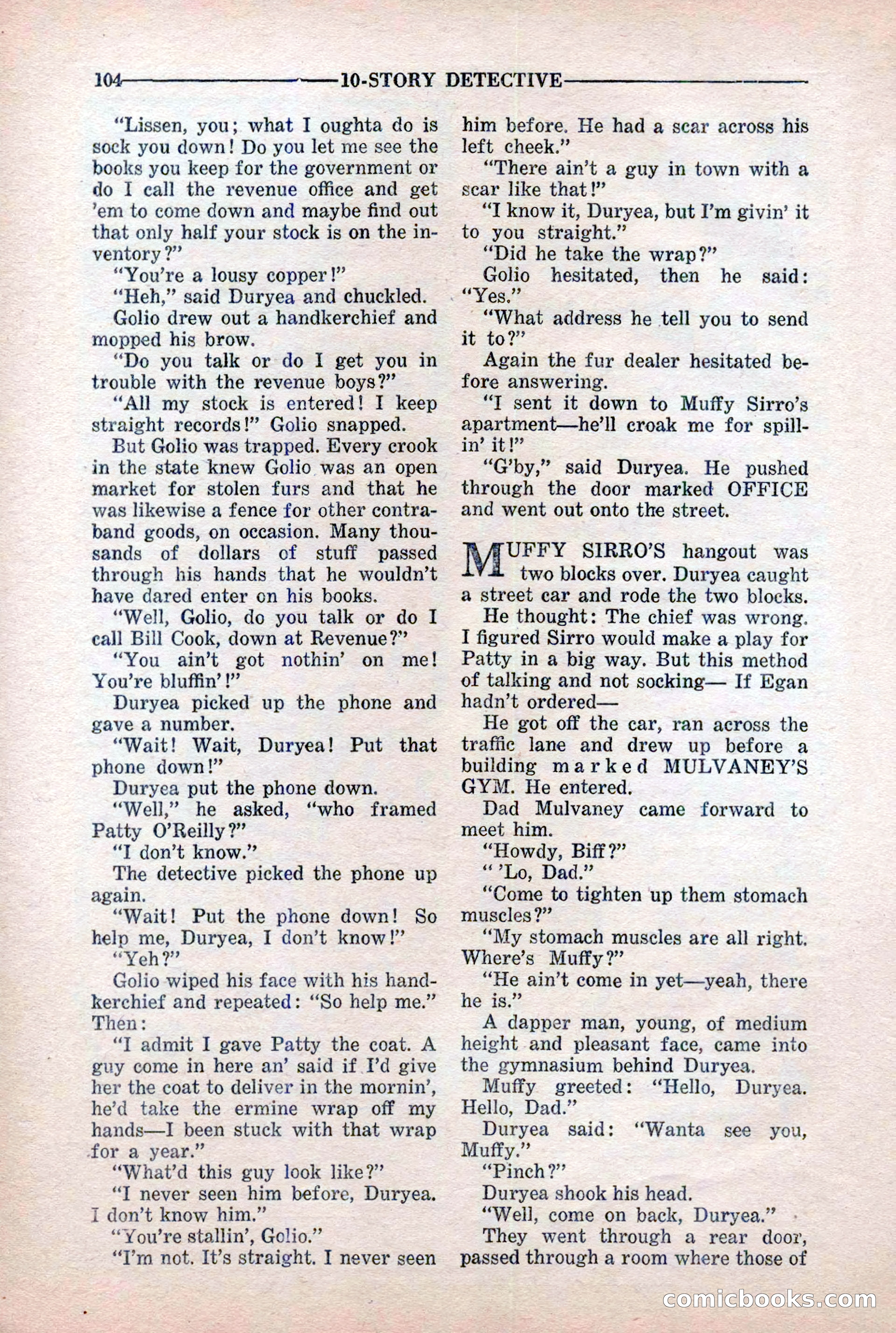 10-Story Detective Magazine Cover — page 106 of 116