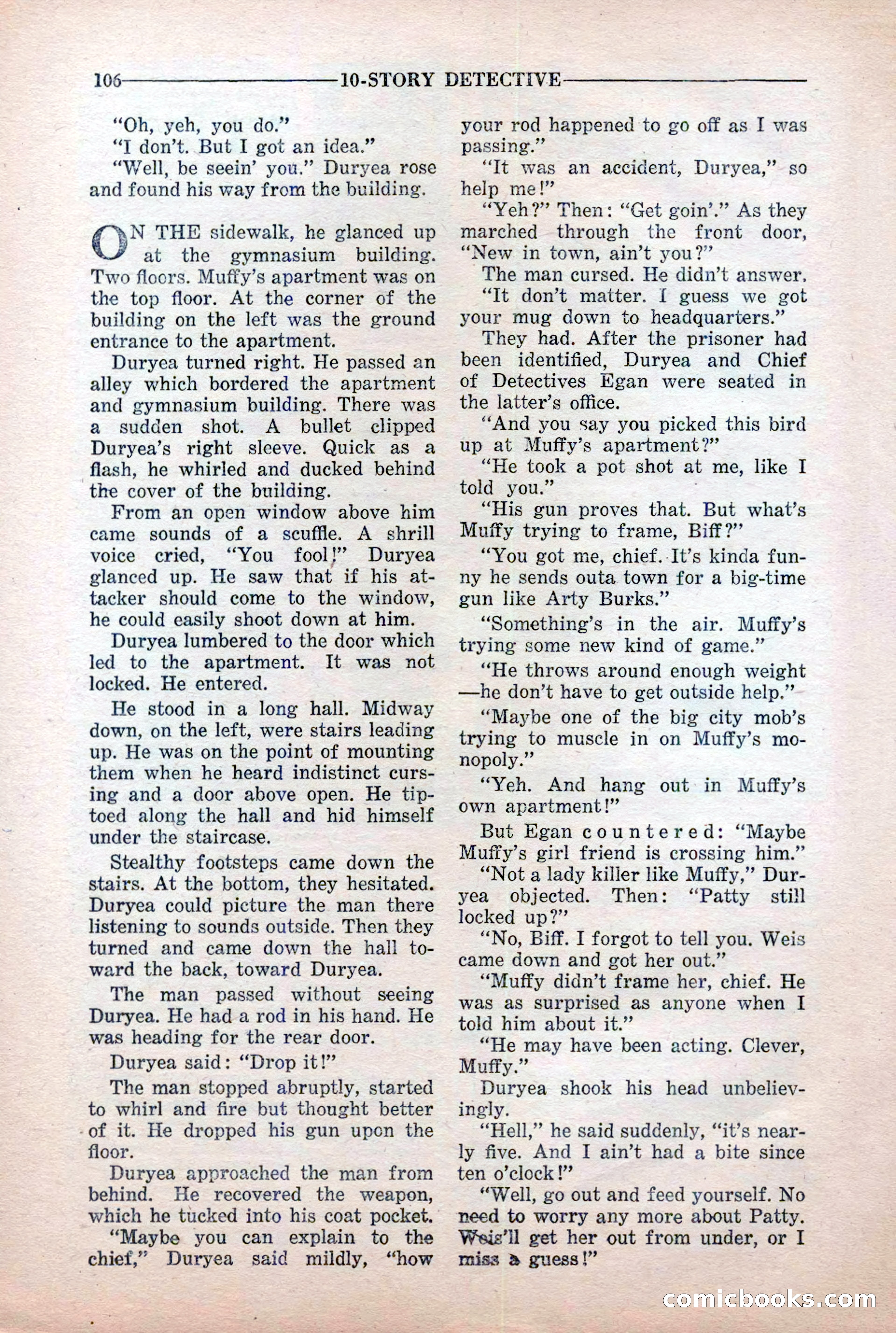 10-Story Detective Magazine Cover — page 108 of 116