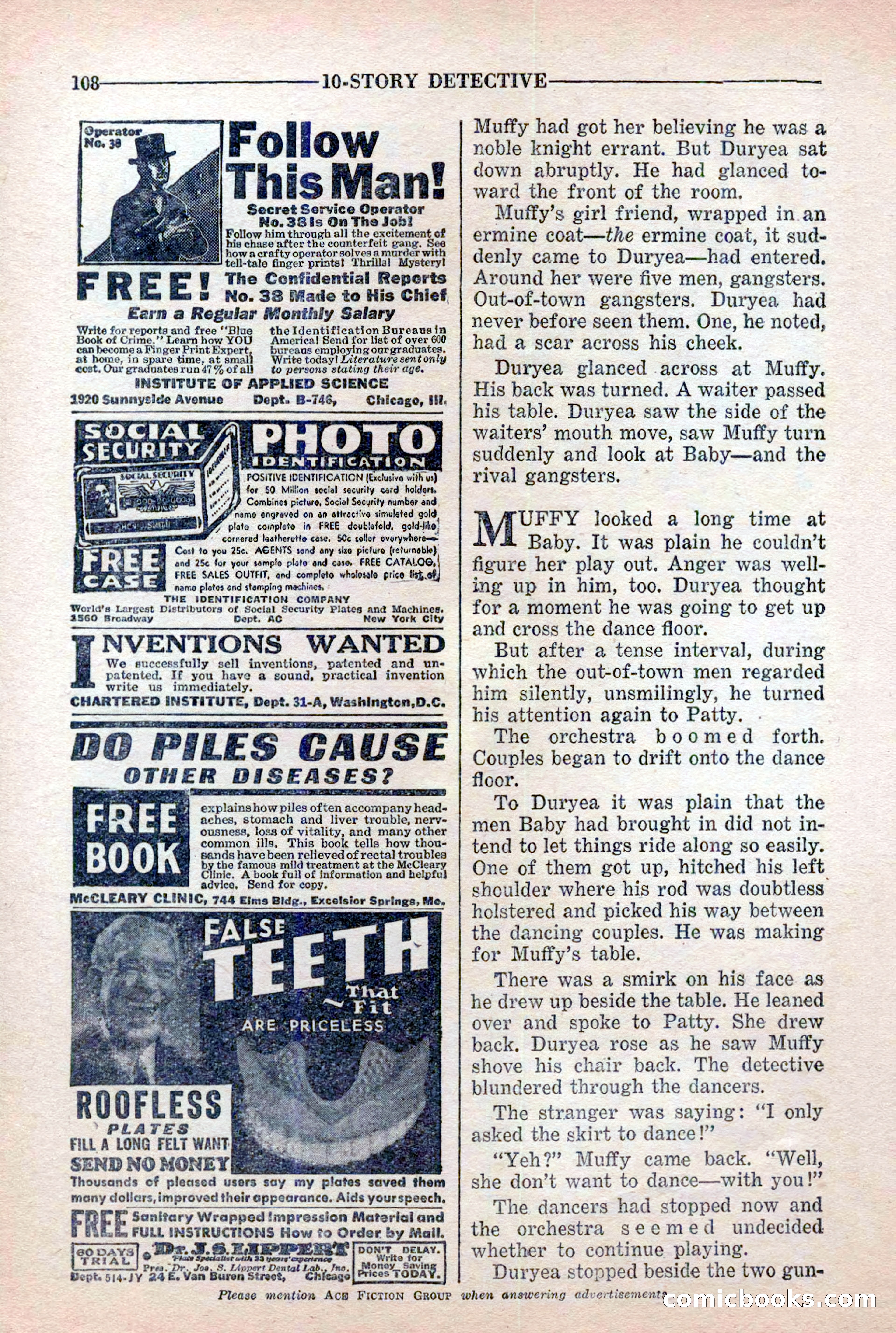 10-Story Detective Magazine Cover — page 110 of 116