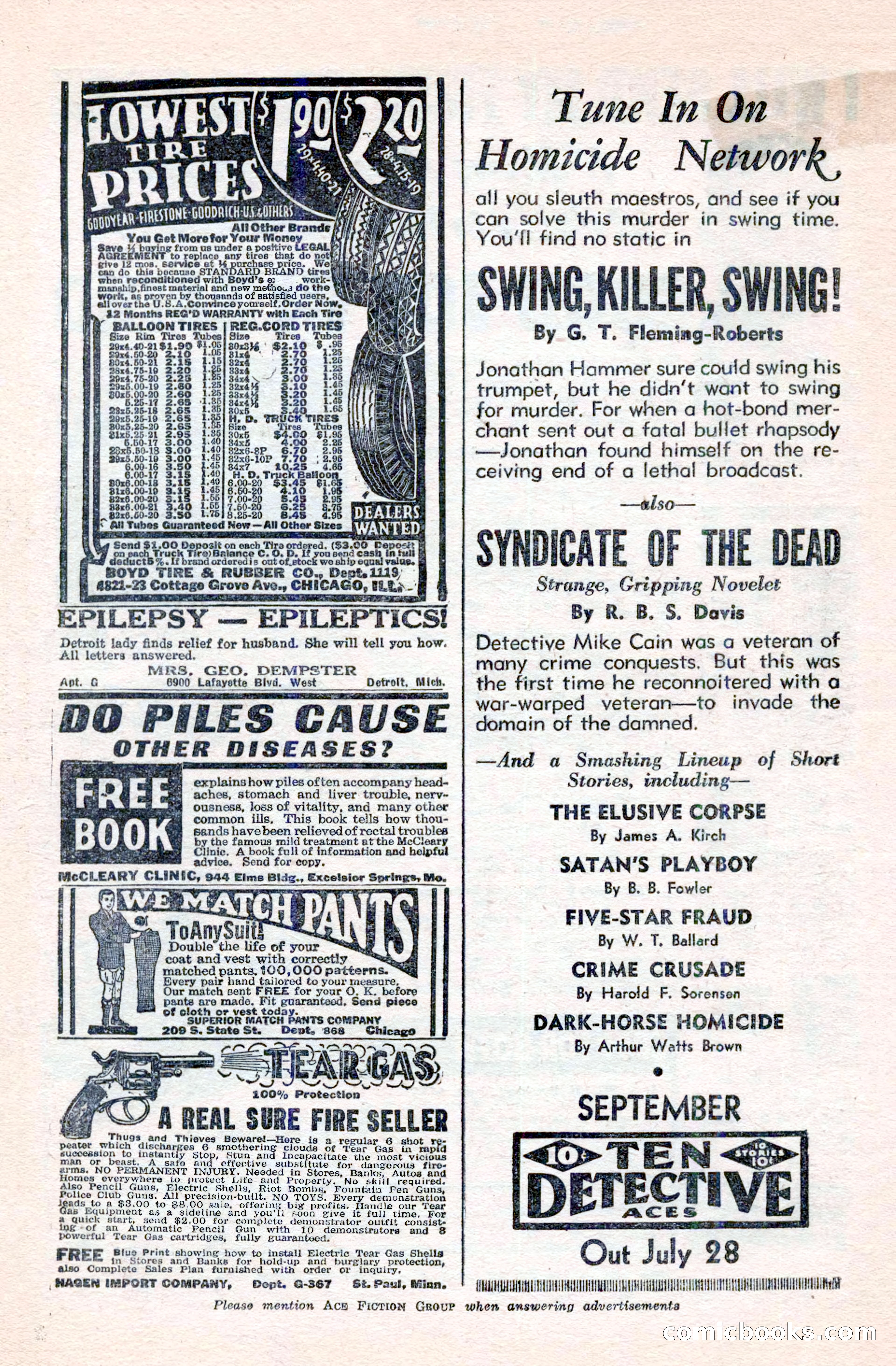 10-Story Detective Magazine Cover — page 6 of 116
