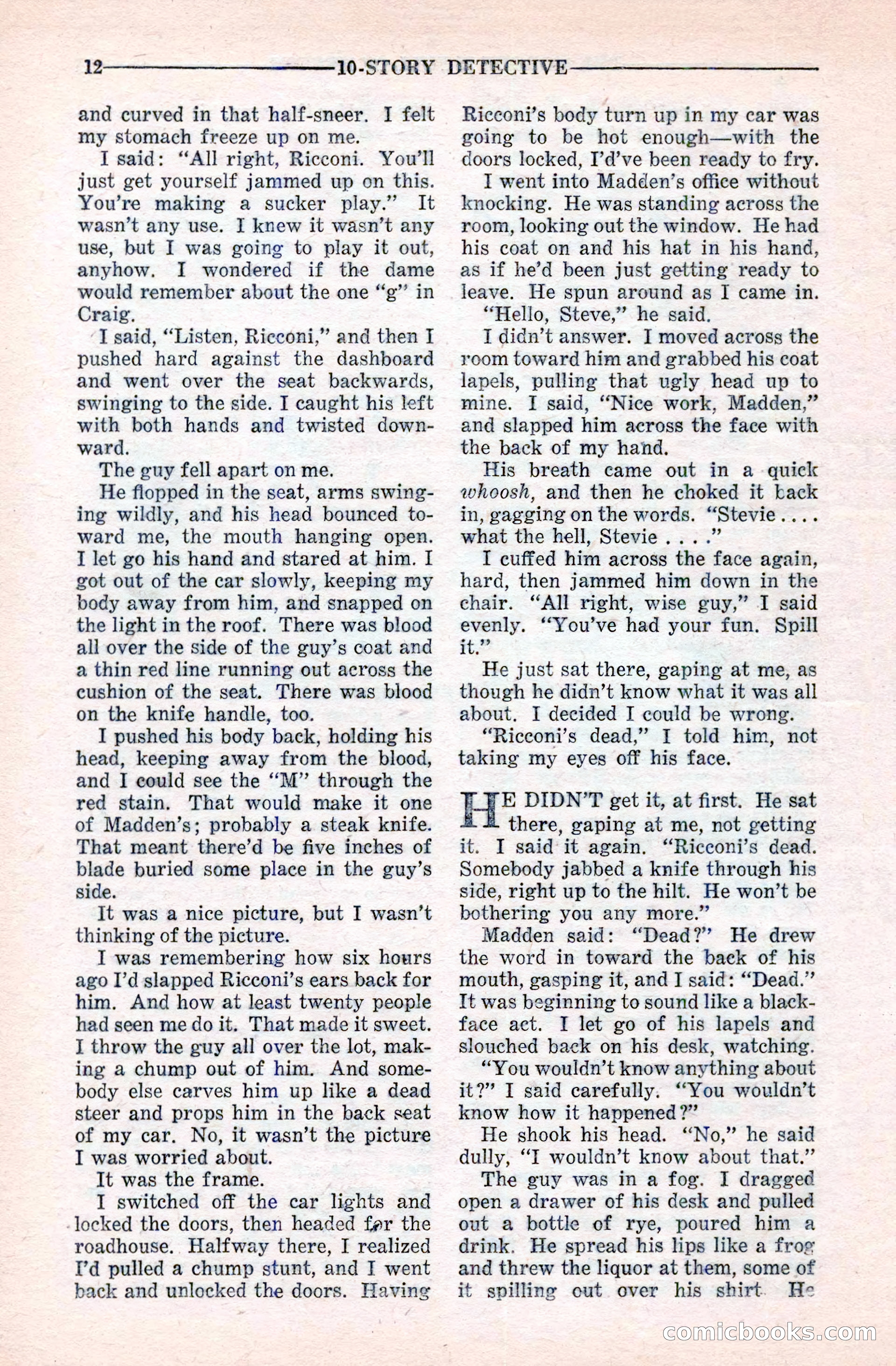 10-Story Detective Magazine Cover — page 14 of 116