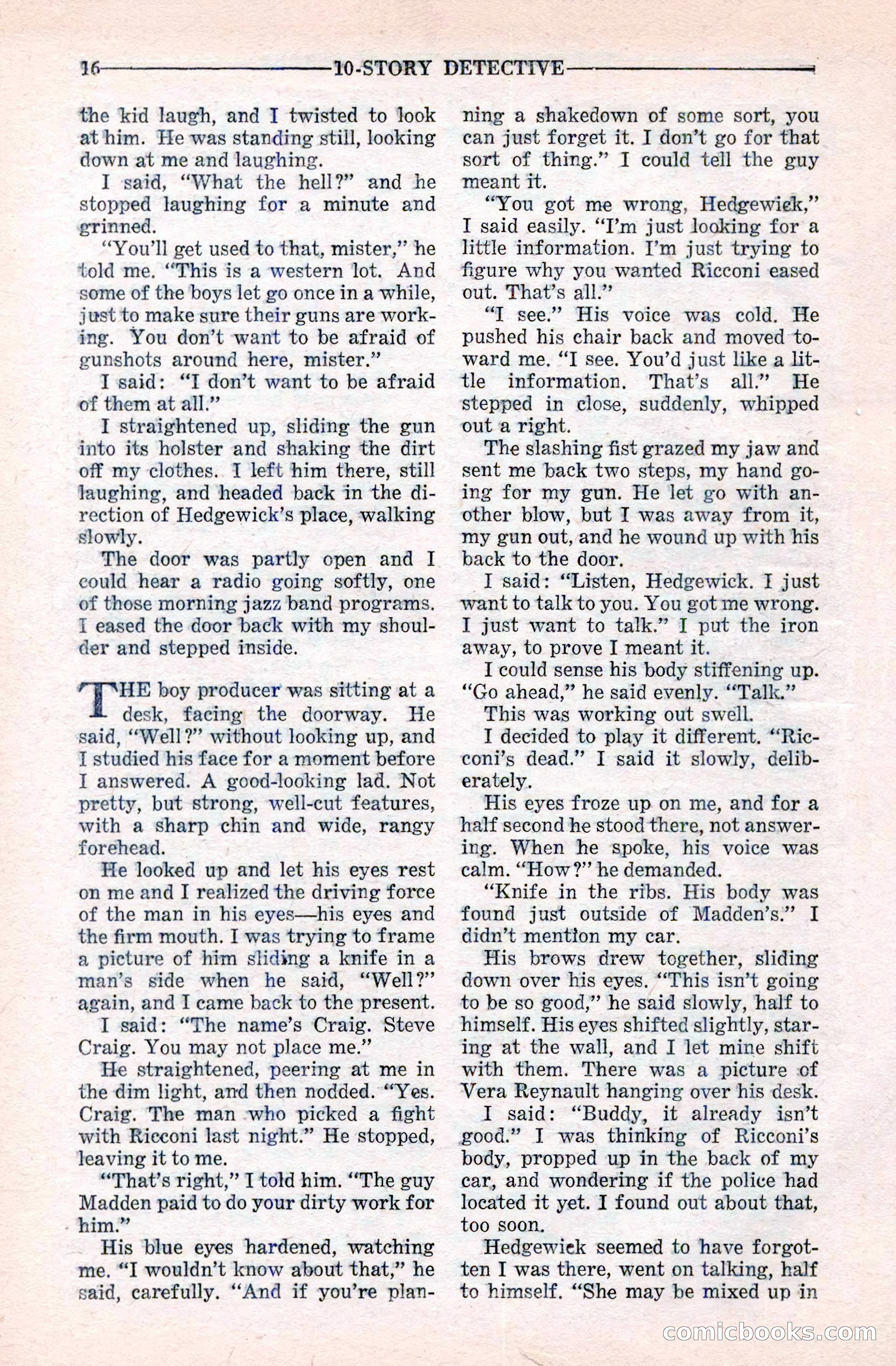 10-Story Detective Magazine Cover — page 18 of 116