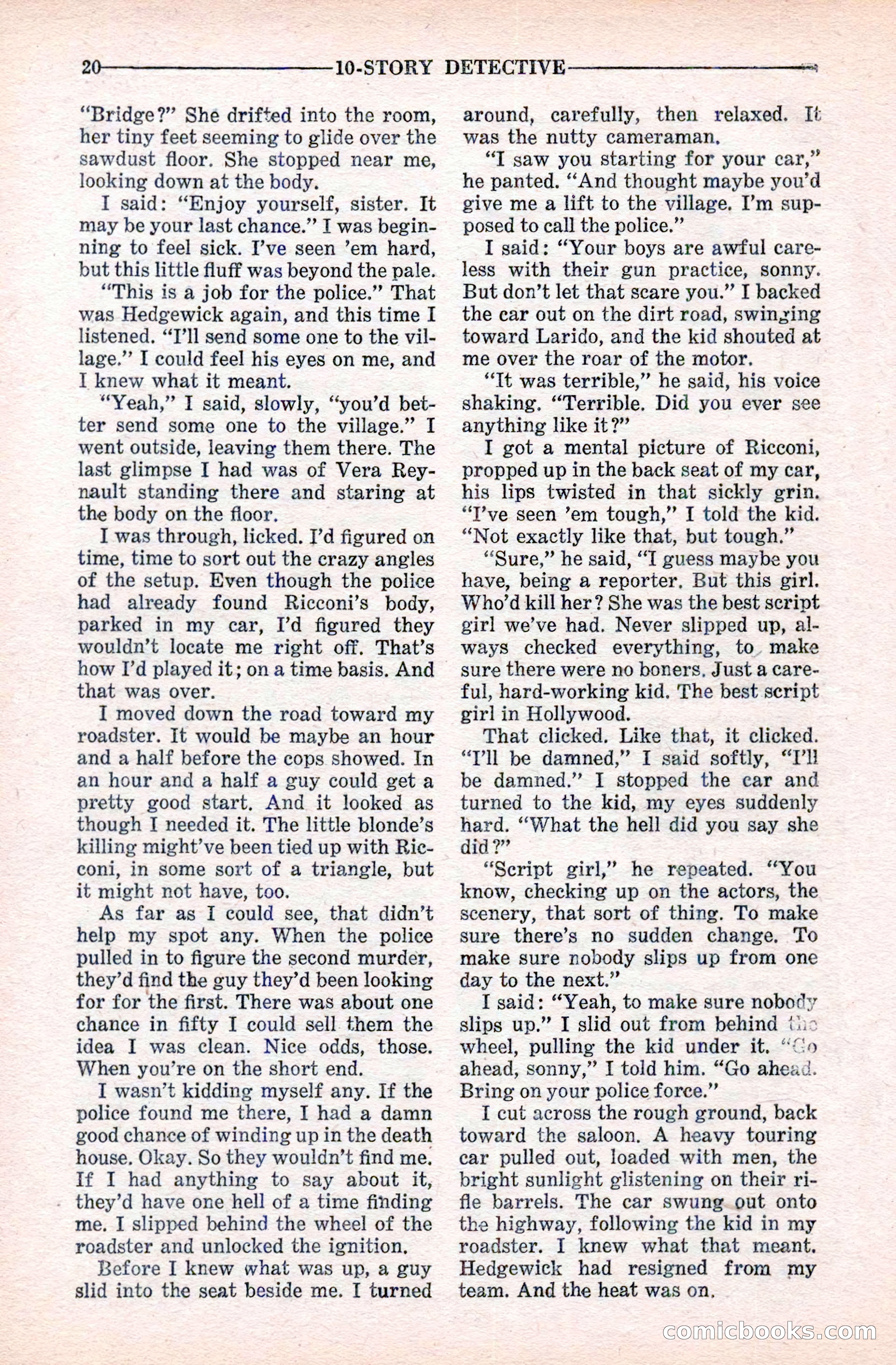 10-Story Detective Magazine Cover — page 22 of 116