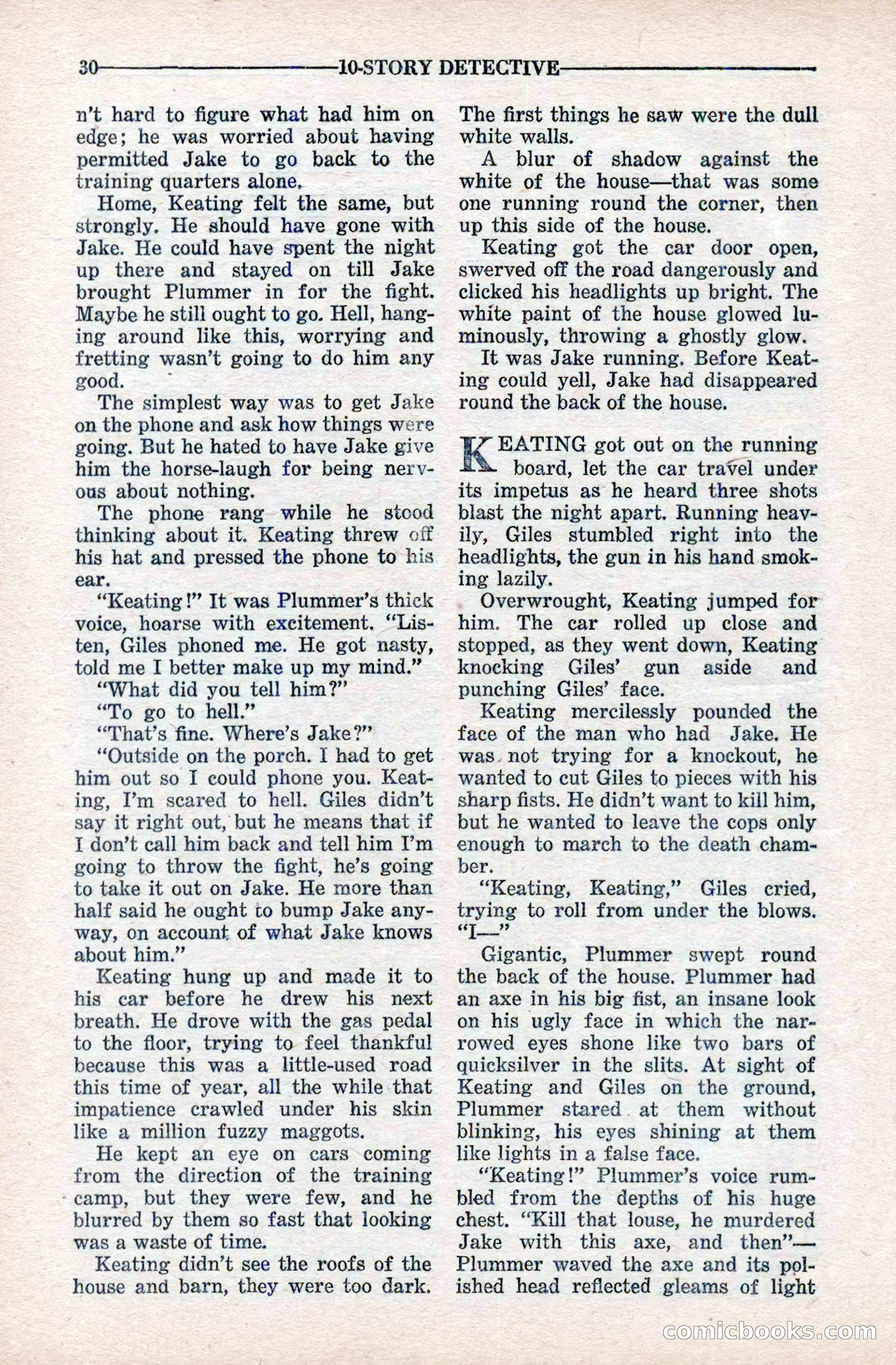 10-Story Detective Magazine Cover — page 32 of 116