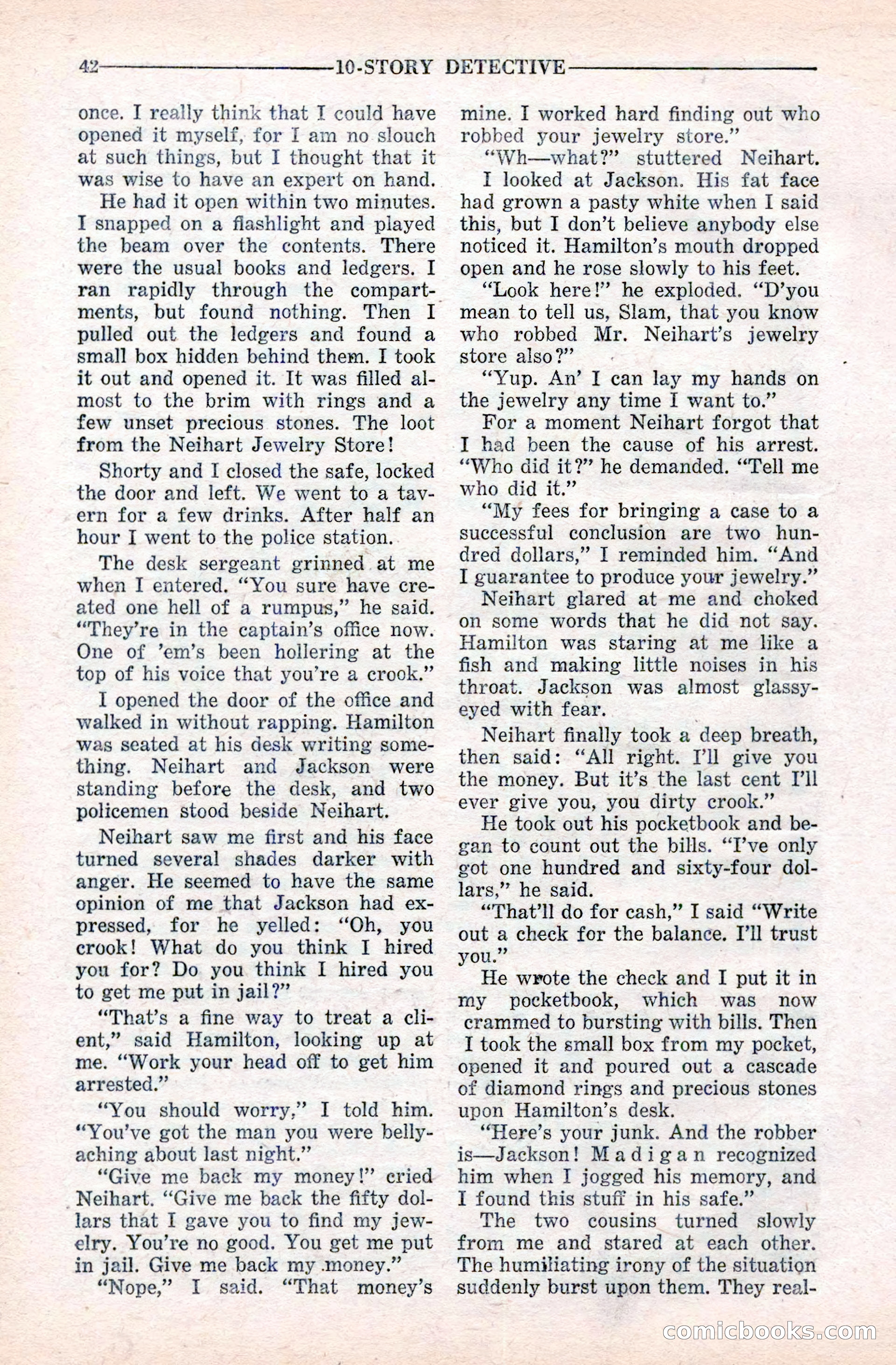 10-Story Detective Magazine Cover — page 44 of 116