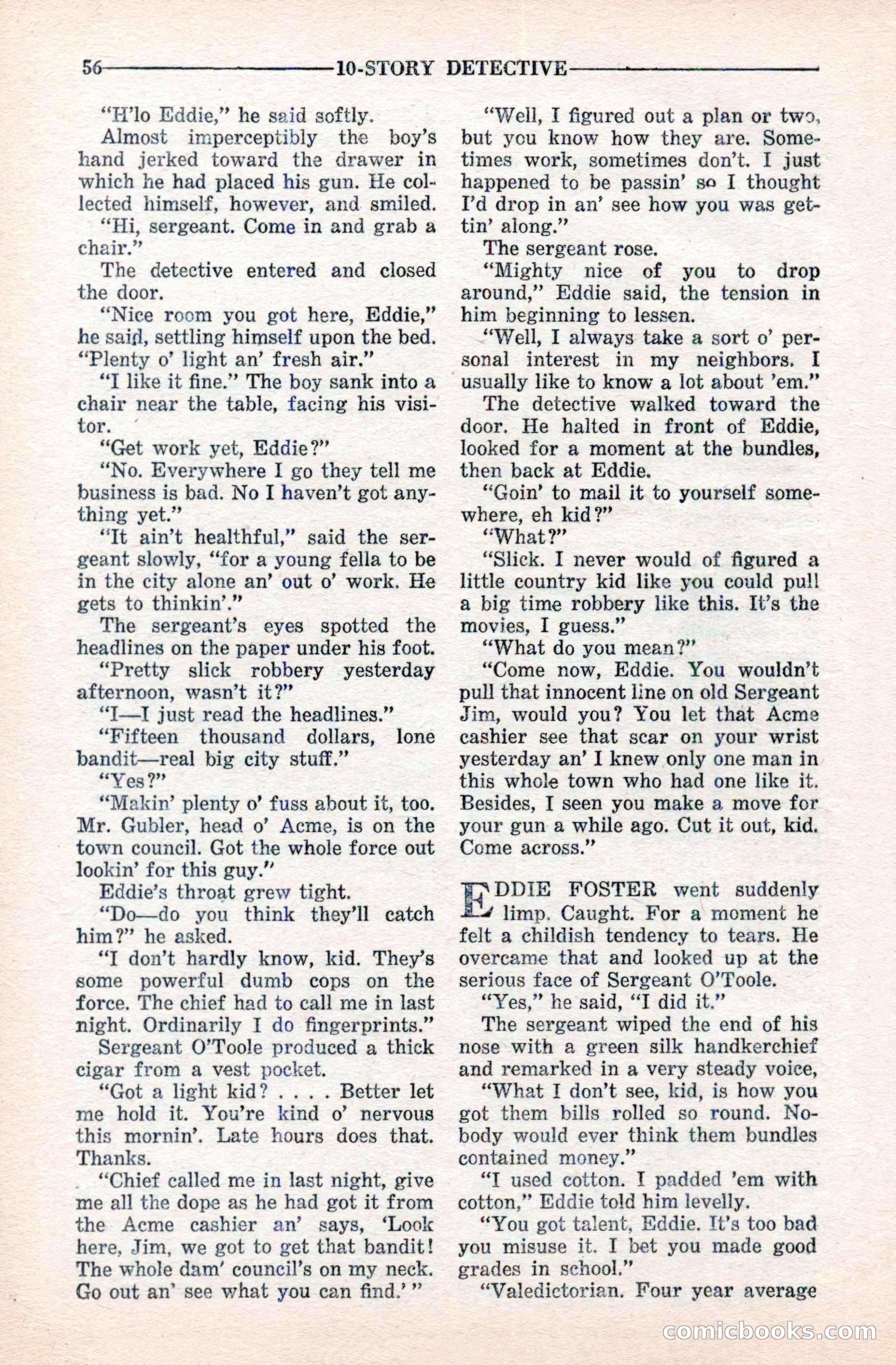 10-Story Detective Magazine Cover — page 58 of 116