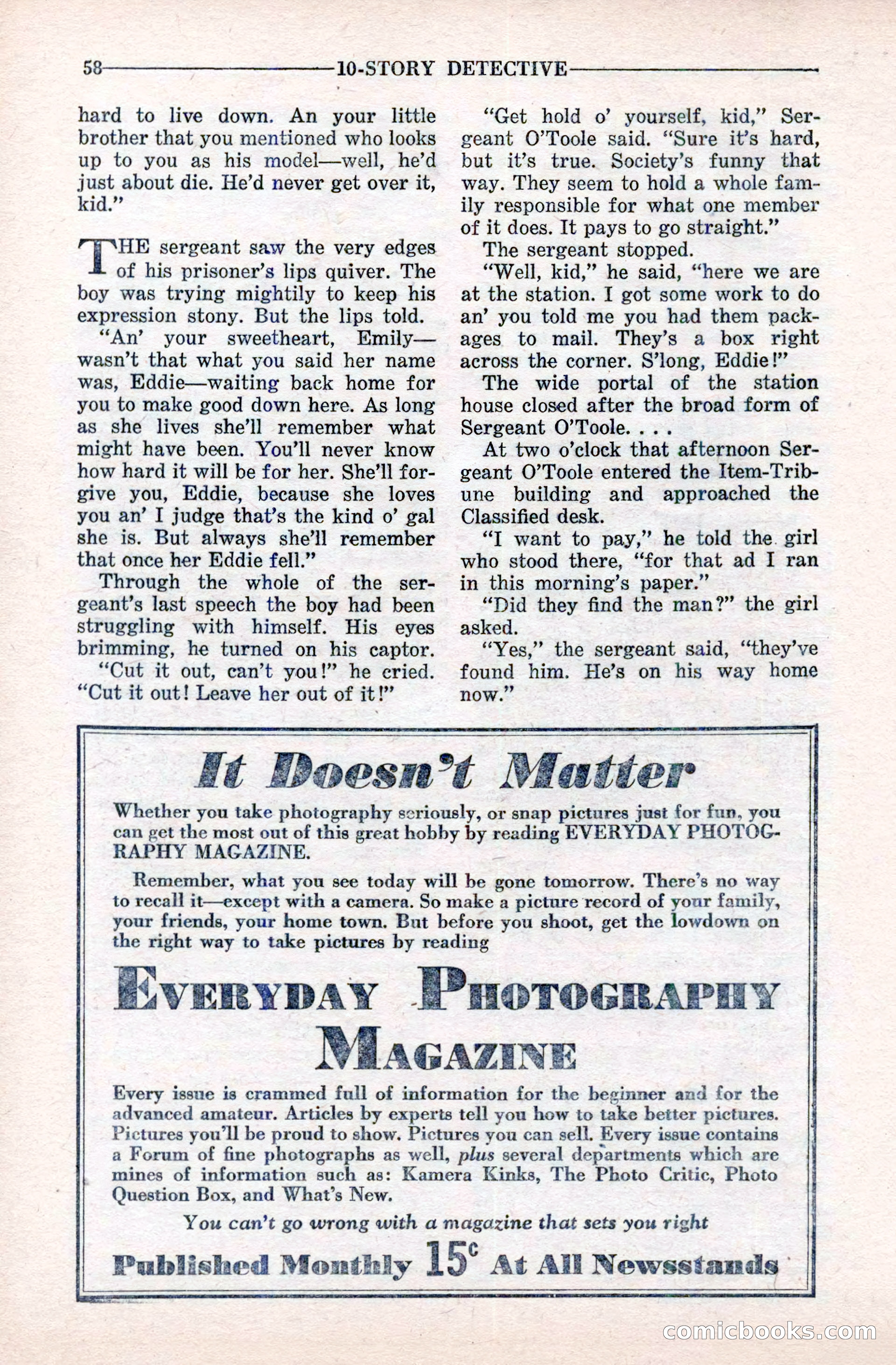 10-Story Detective Magazine Cover — page 60 of 116