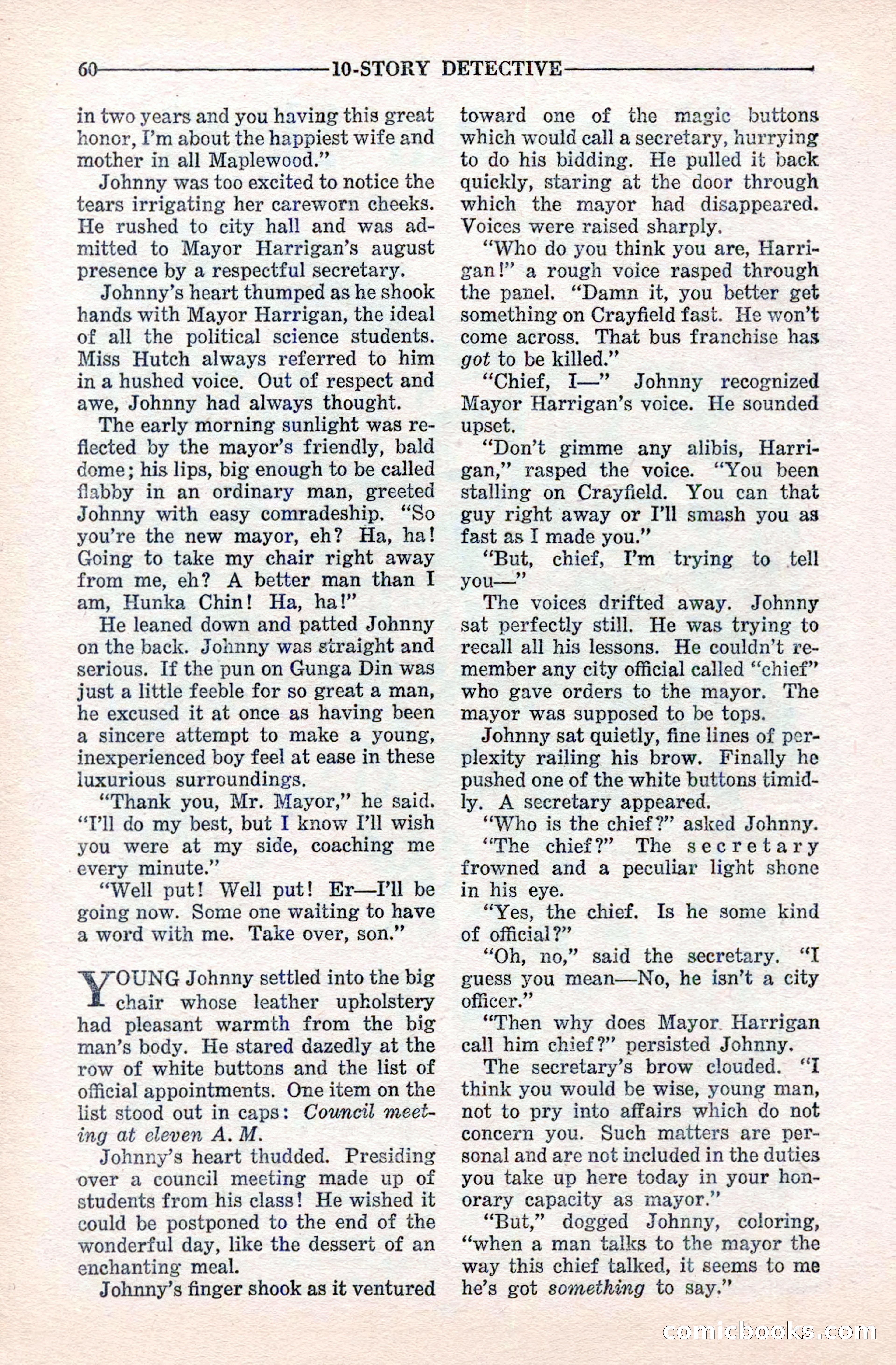 10-Story Detective Magazine Cover — page 62 of 116