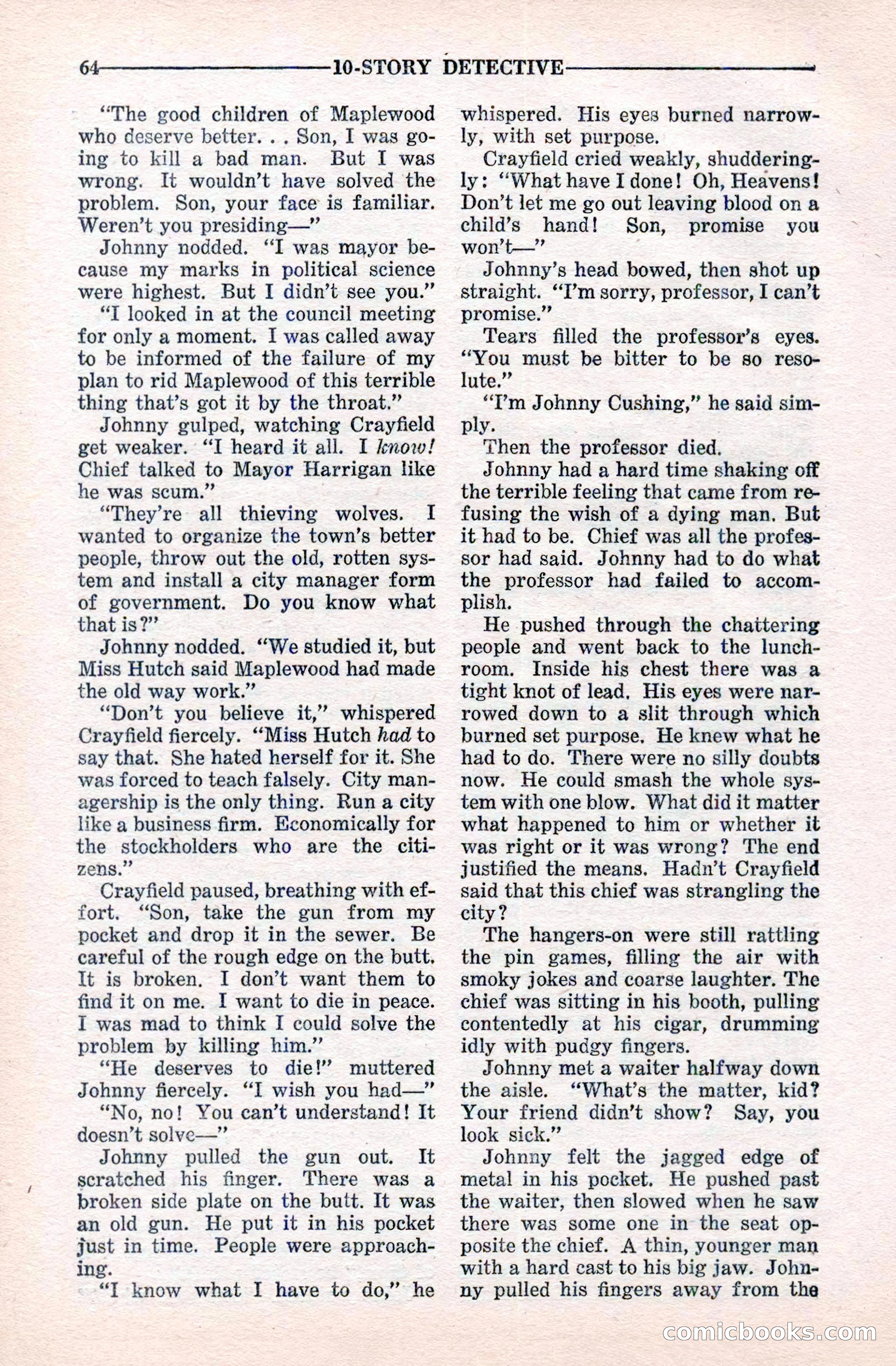 10-Story Detective Magazine Cover — page 66 of 116