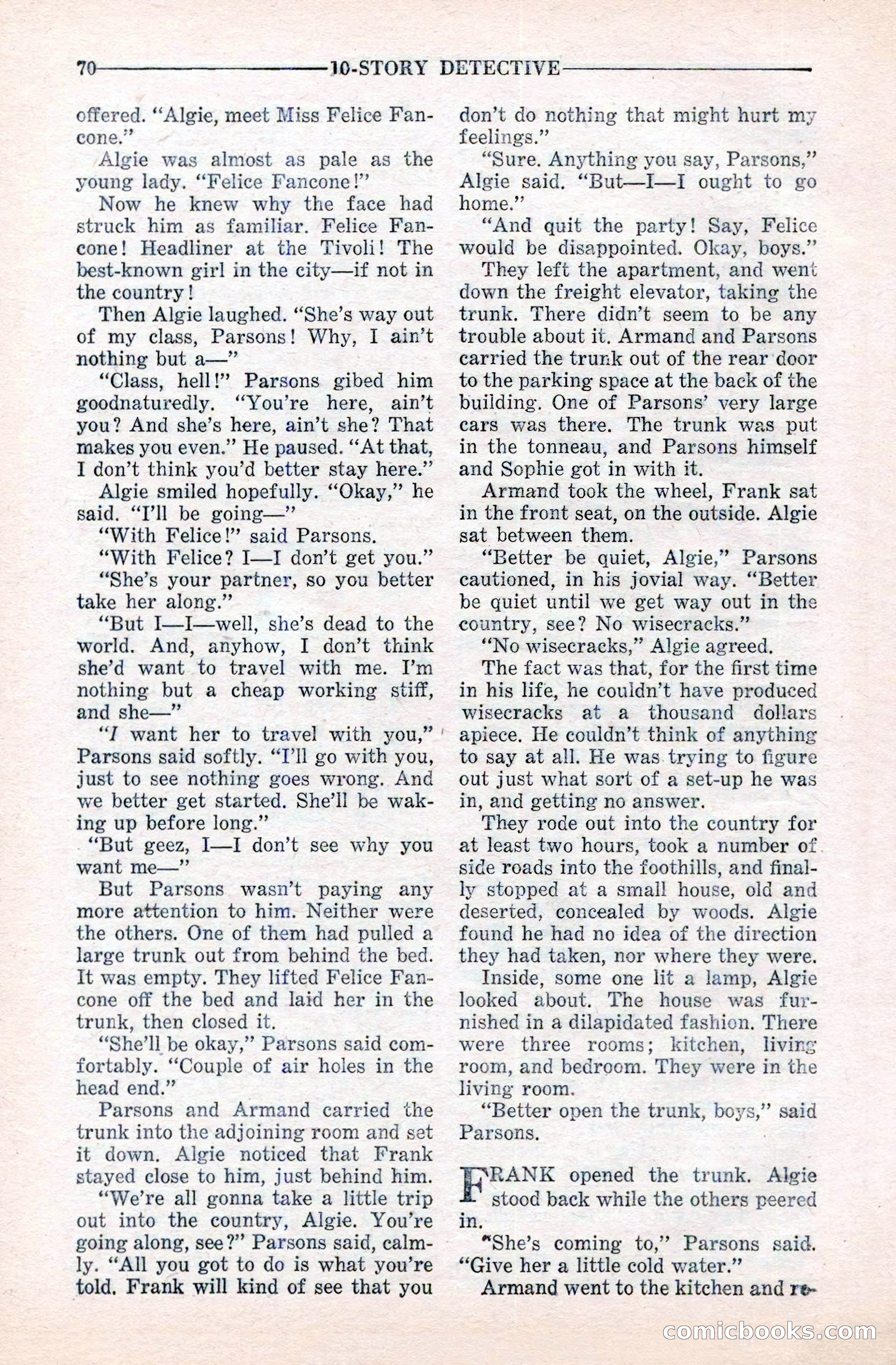 10-Story Detective Magazine Cover — page 72 of 116