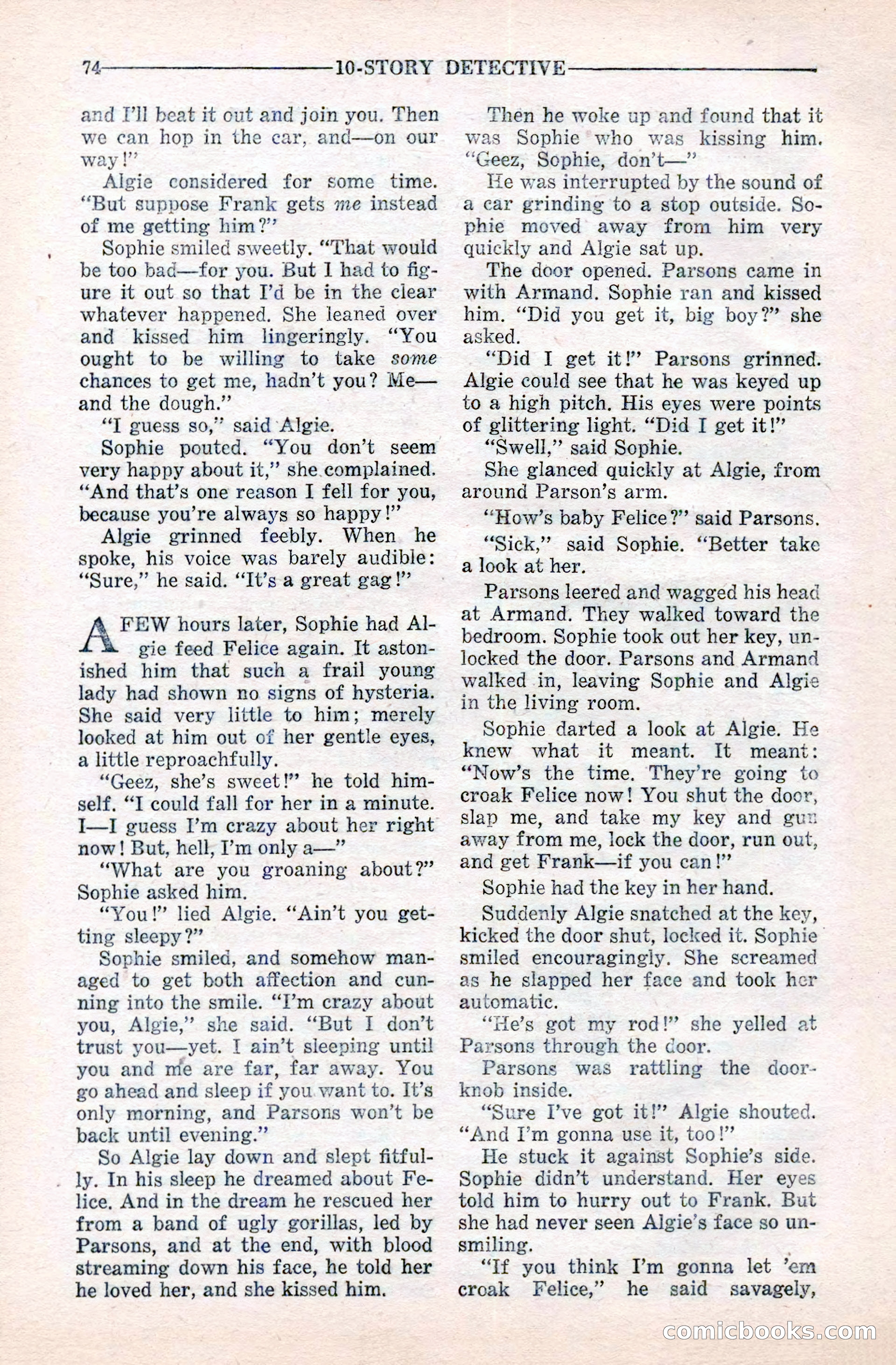 10-Story Detective Magazine Cover — page 76 of 116