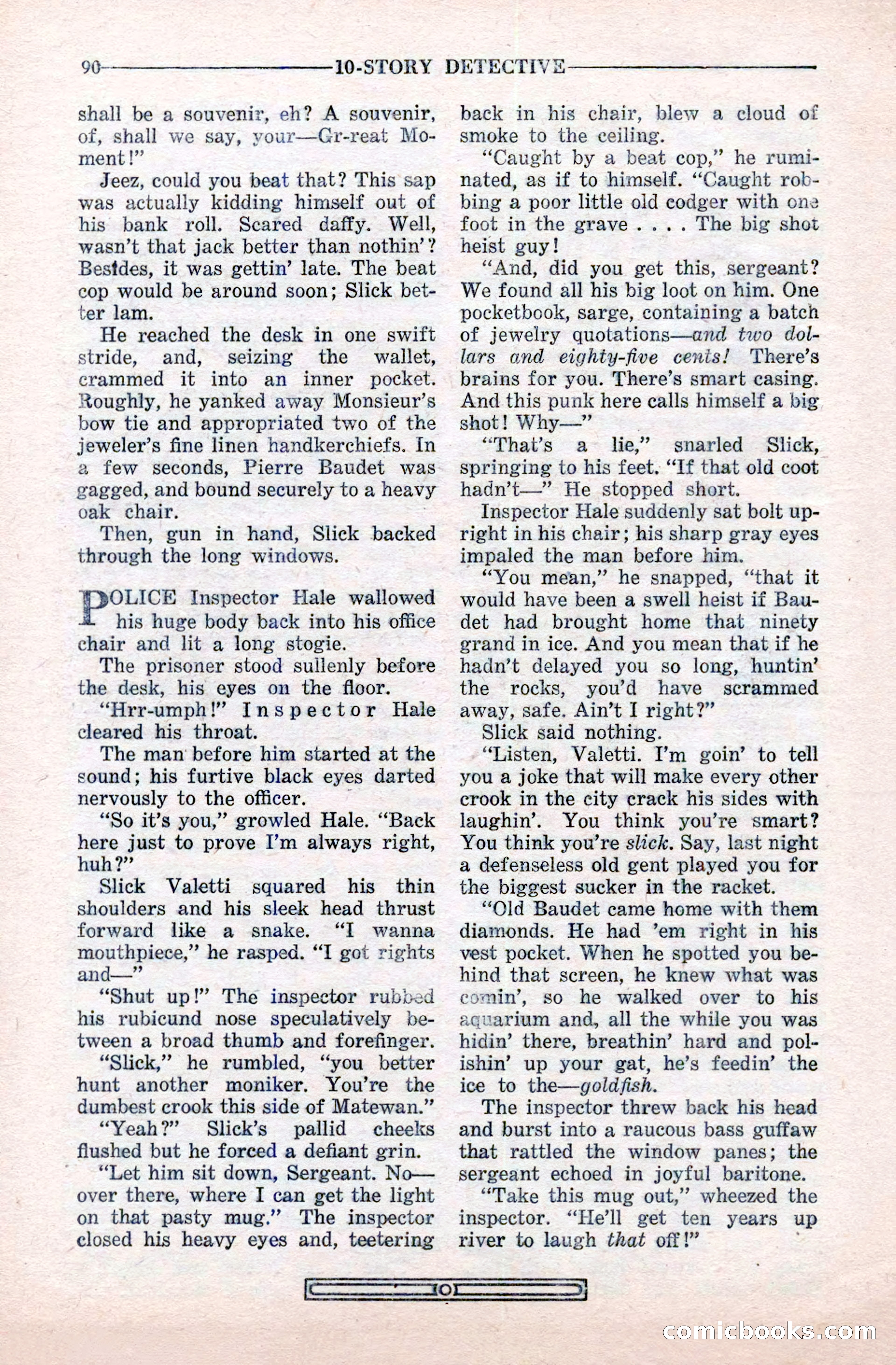 10-Story Detective Magazine Cover — page 92 of 116