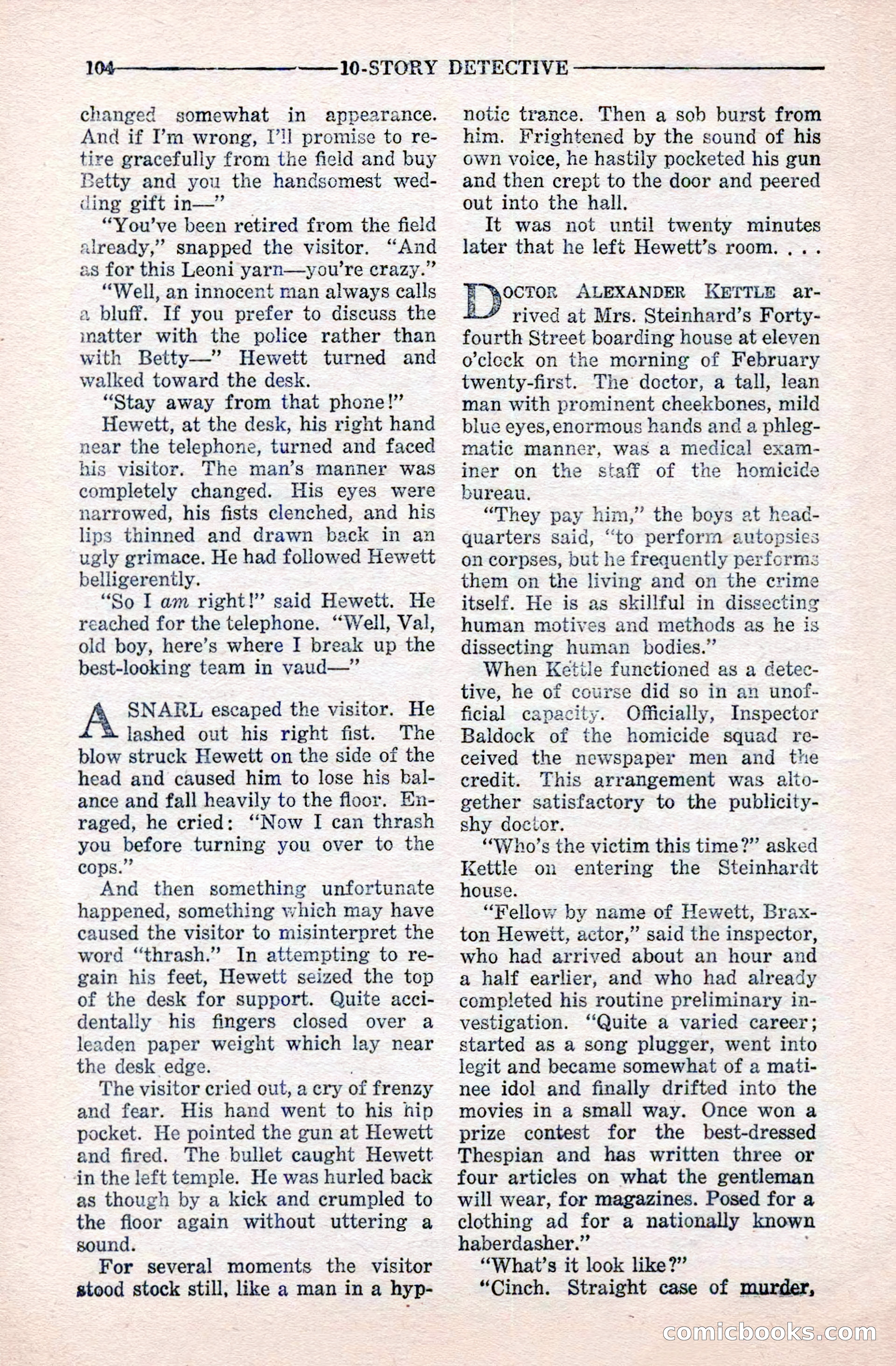 10-Story Detective Magazine Cover — page 106 of 116