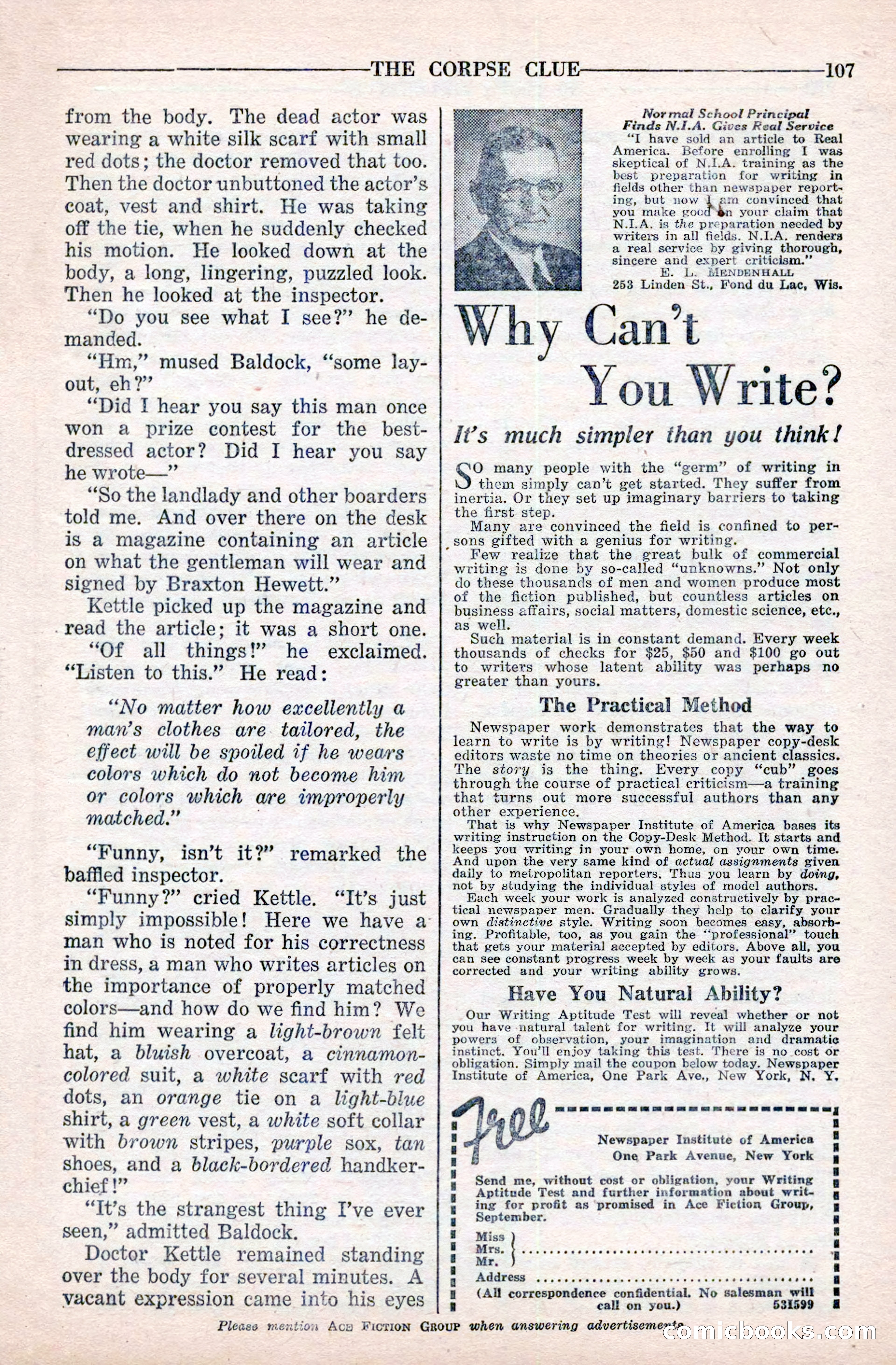 10-Story Detective Magazine Cover — page 109 of 116