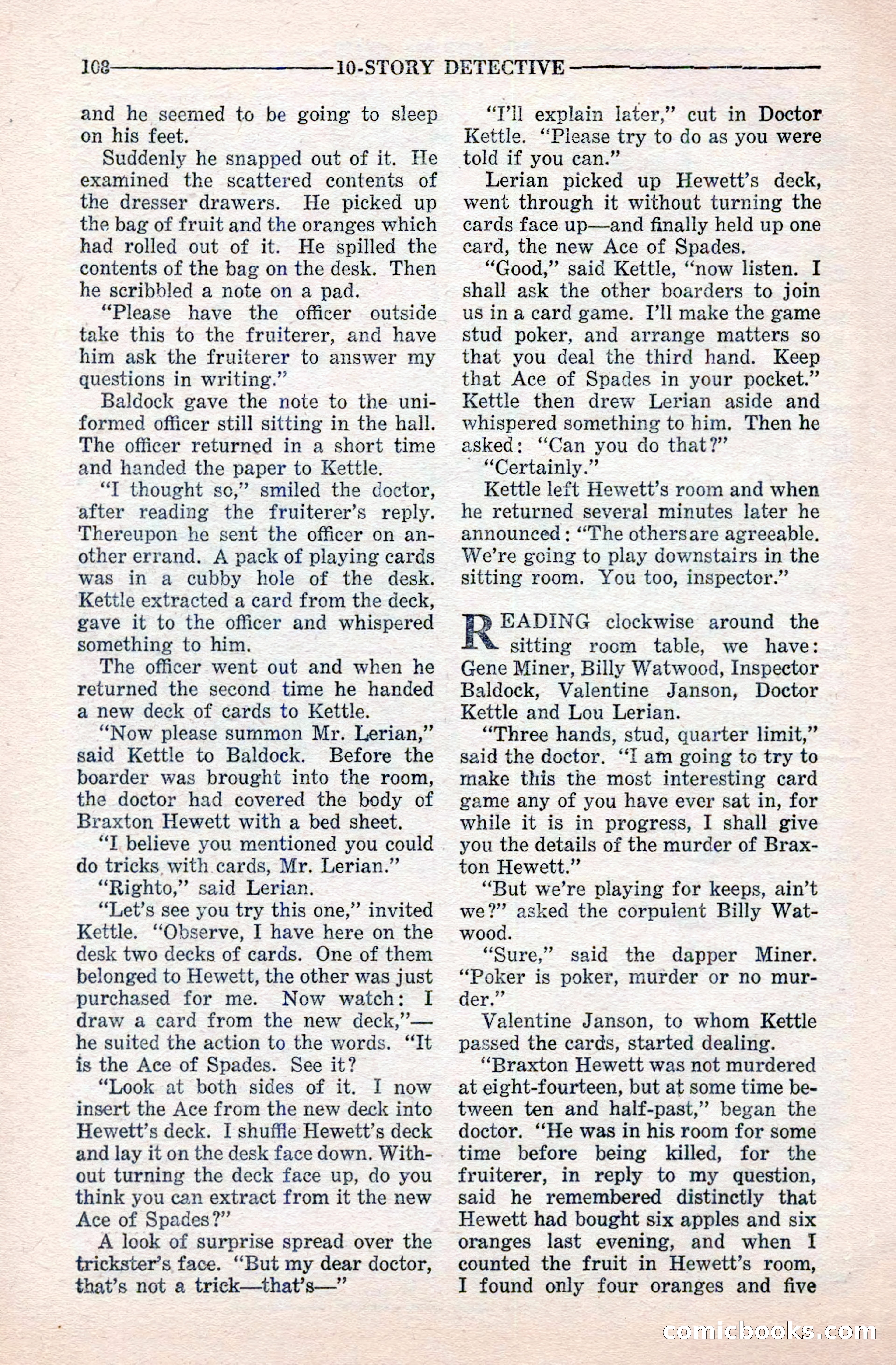 10-Story Detective Magazine Cover — page 110 of 116