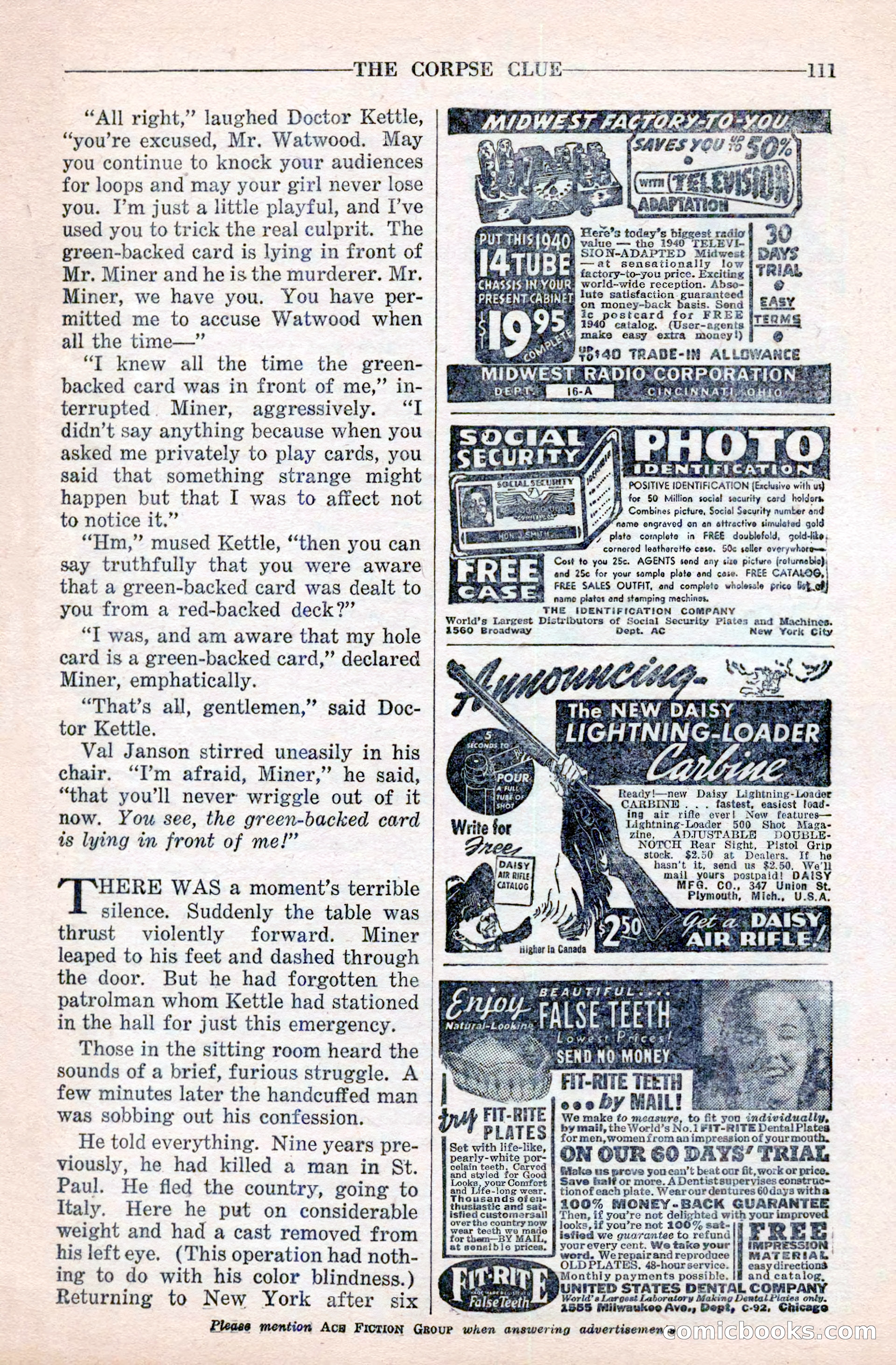 10-Story Detective Magazine Cover — page 113 of 116