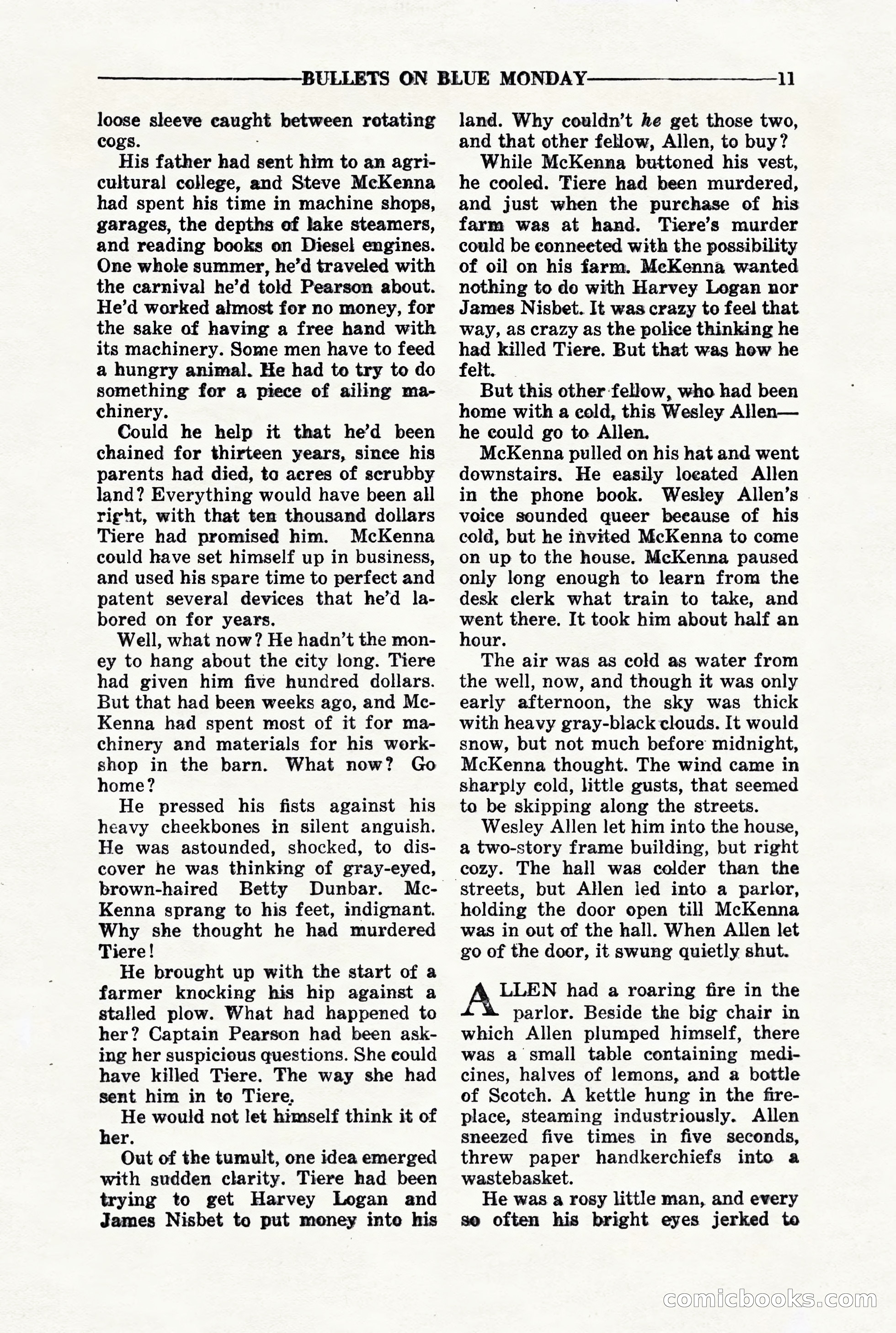 10-Story Detective, March 1941 — page 13 of 116