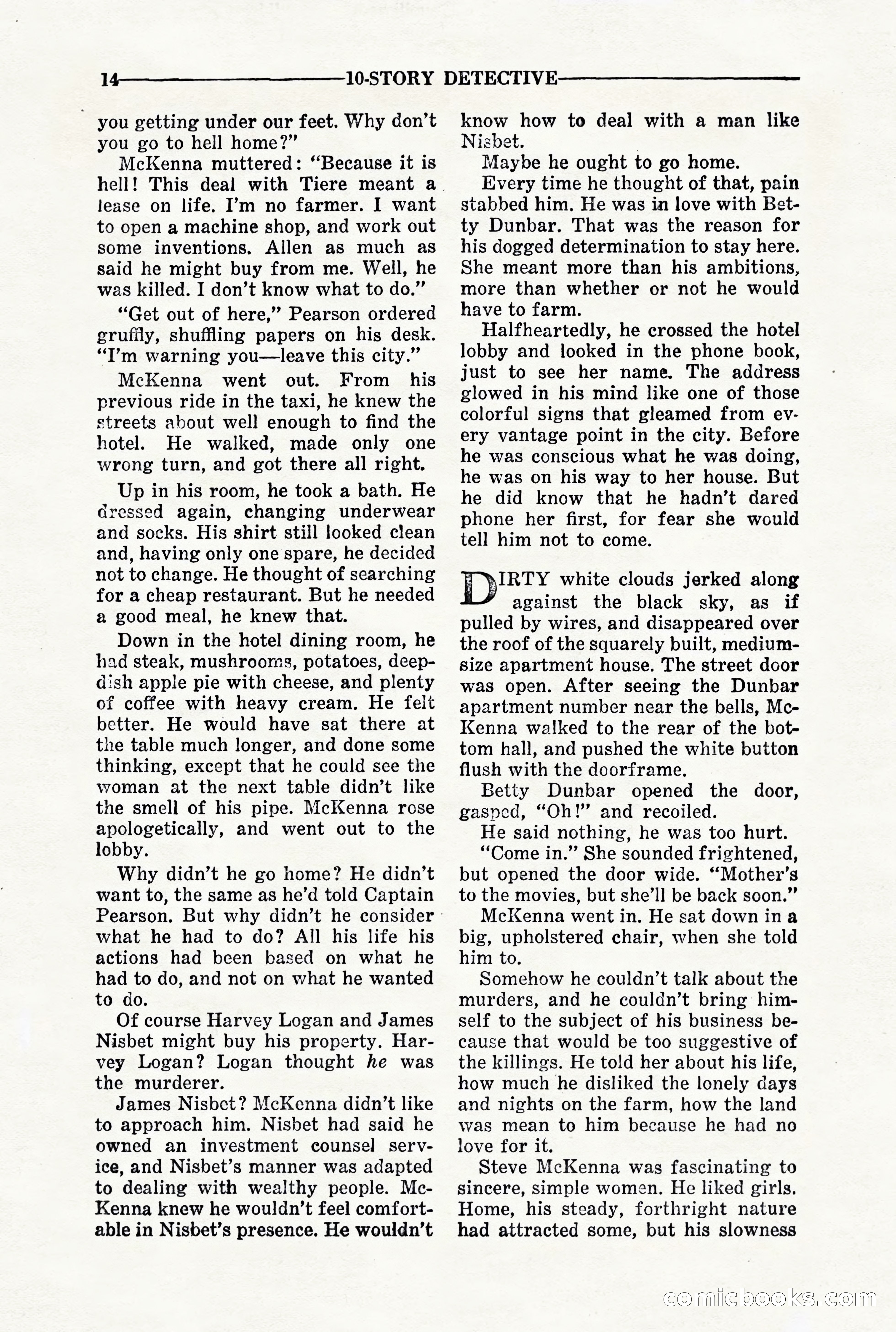 10-Story Detective, March 1941 — page 16 of 116
