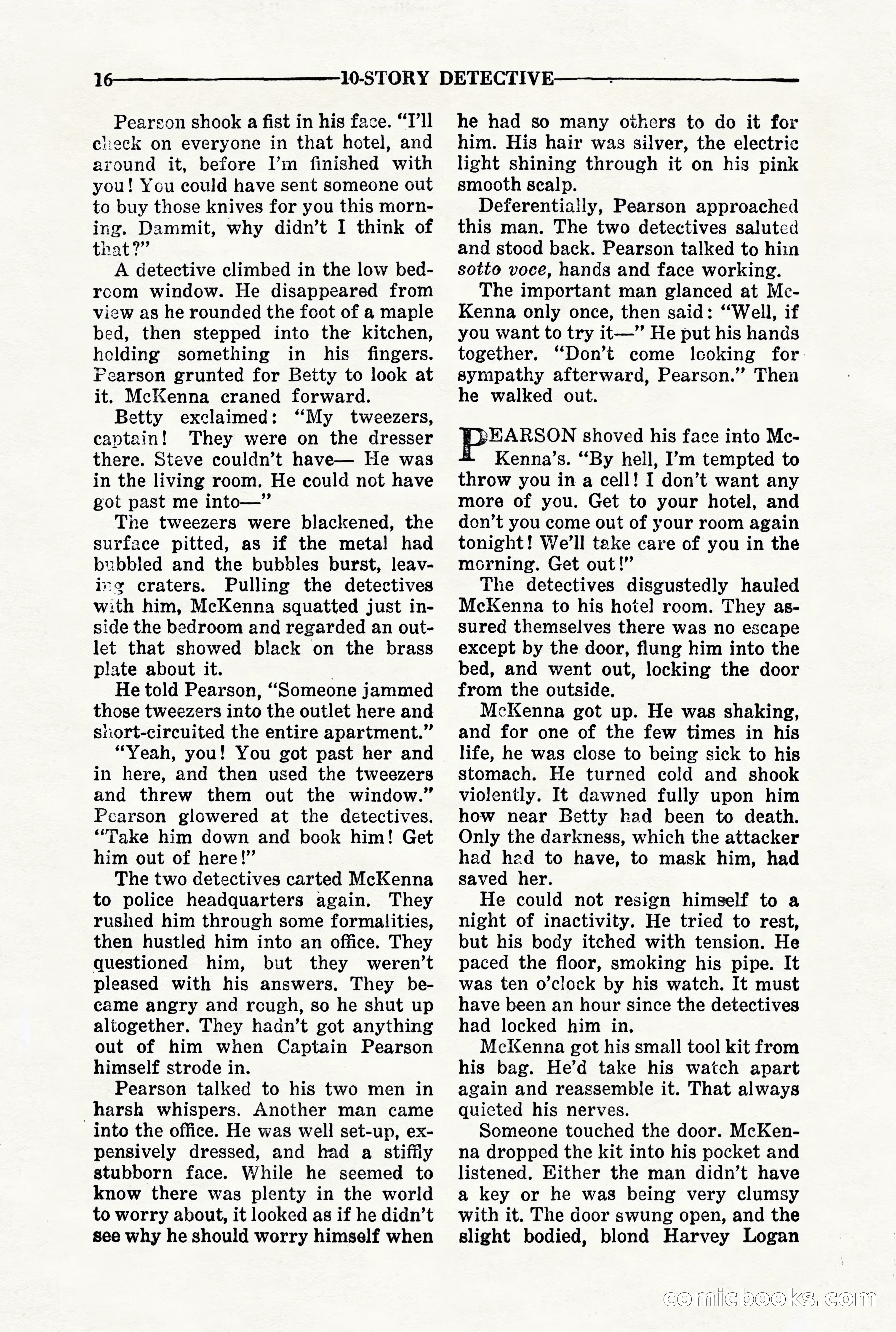 10-Story Detective, March 1941 — page 18 of 116