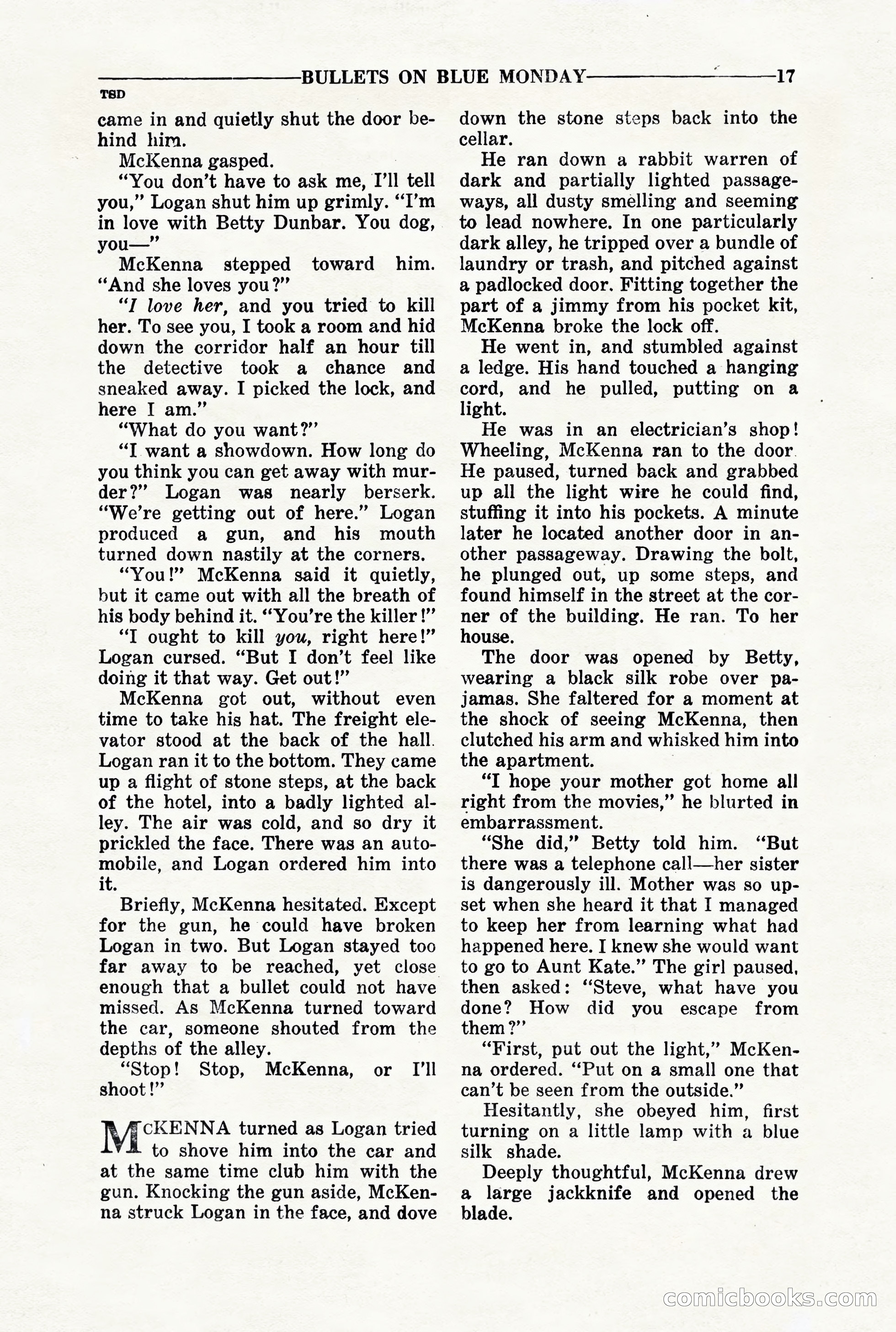 10-Story Detective, March 1941 — page 19 of 116
