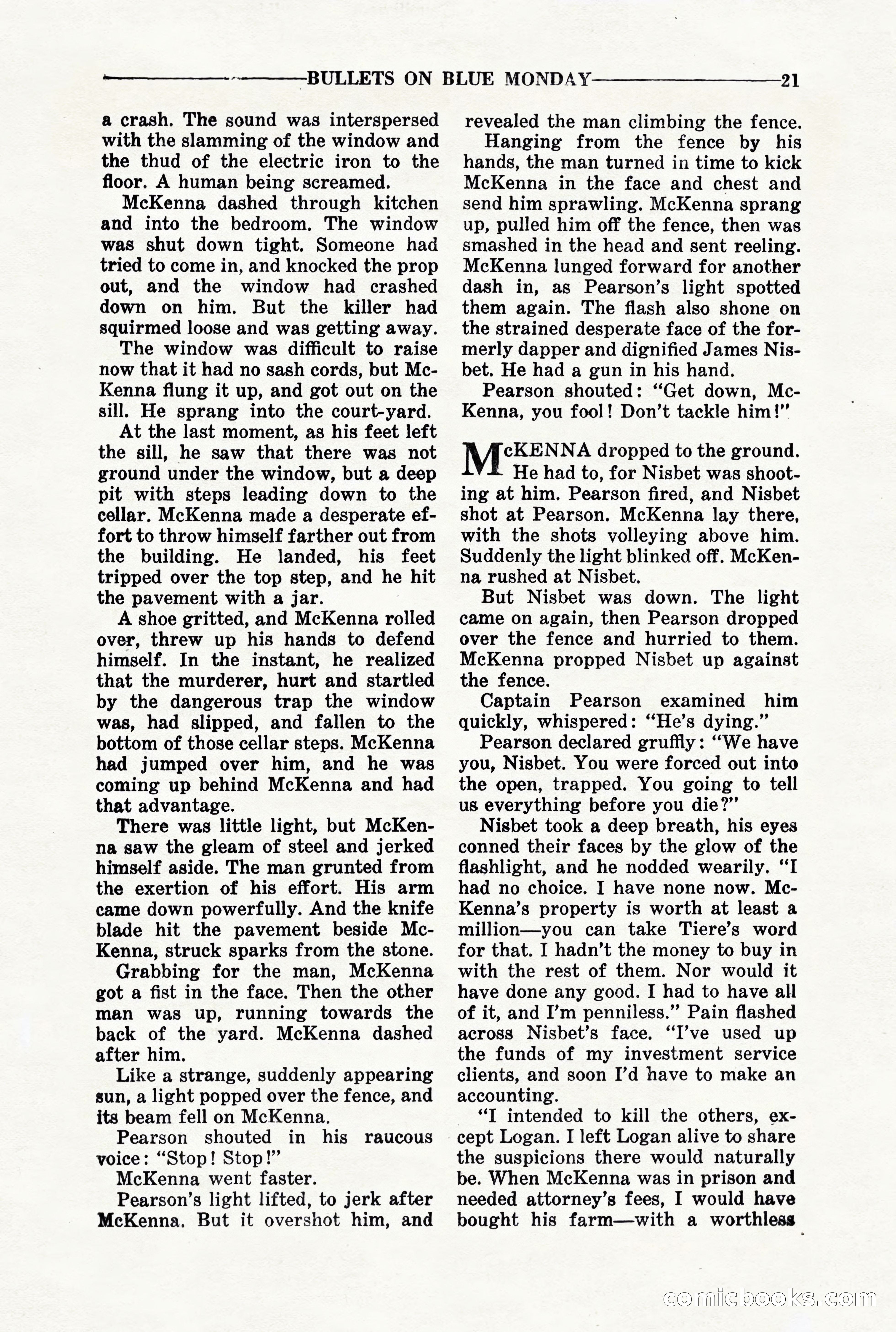 10-Story Detective, March 1941 — page 23 of 116