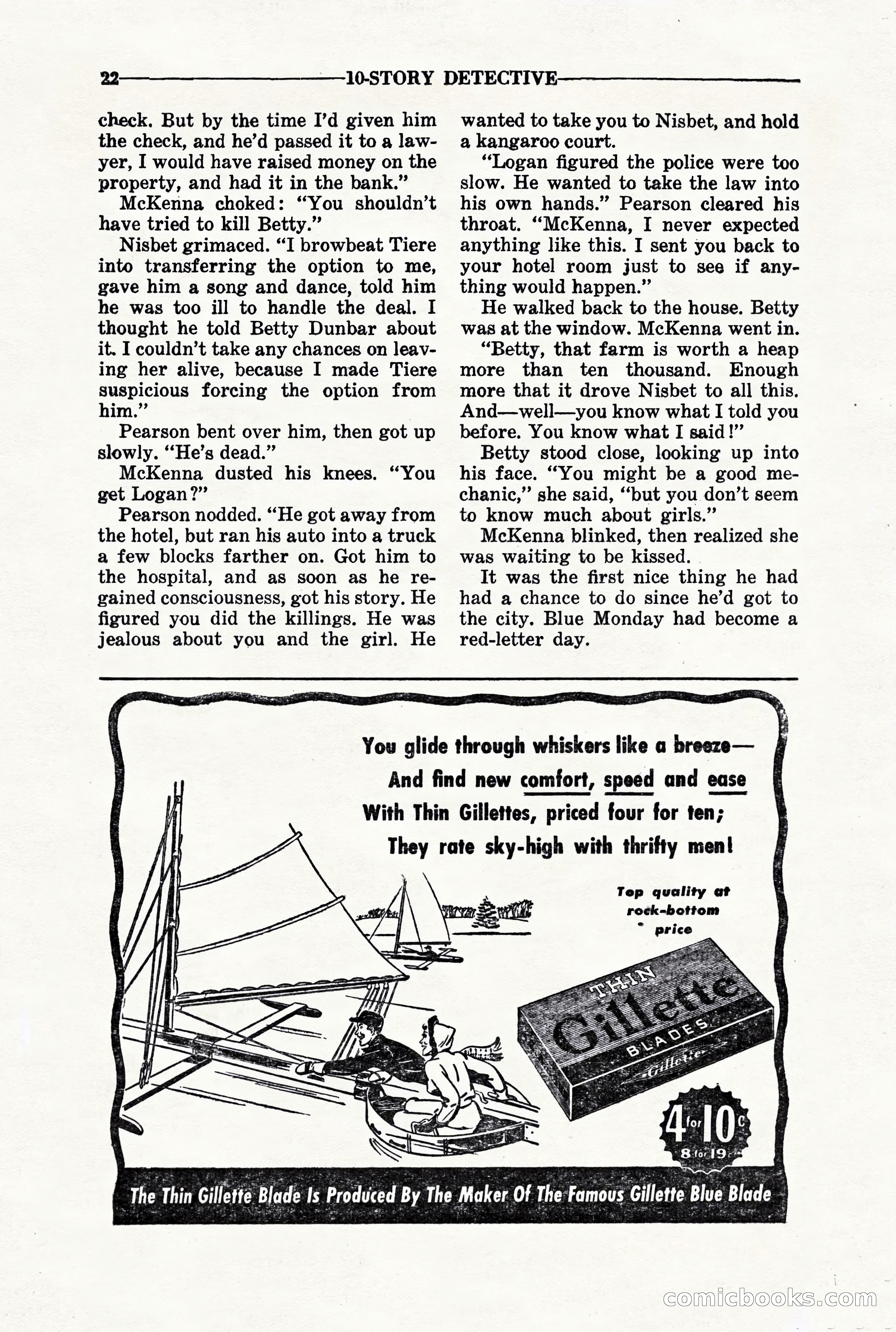 10-Story Detective, March 1941 — page 24 of 116