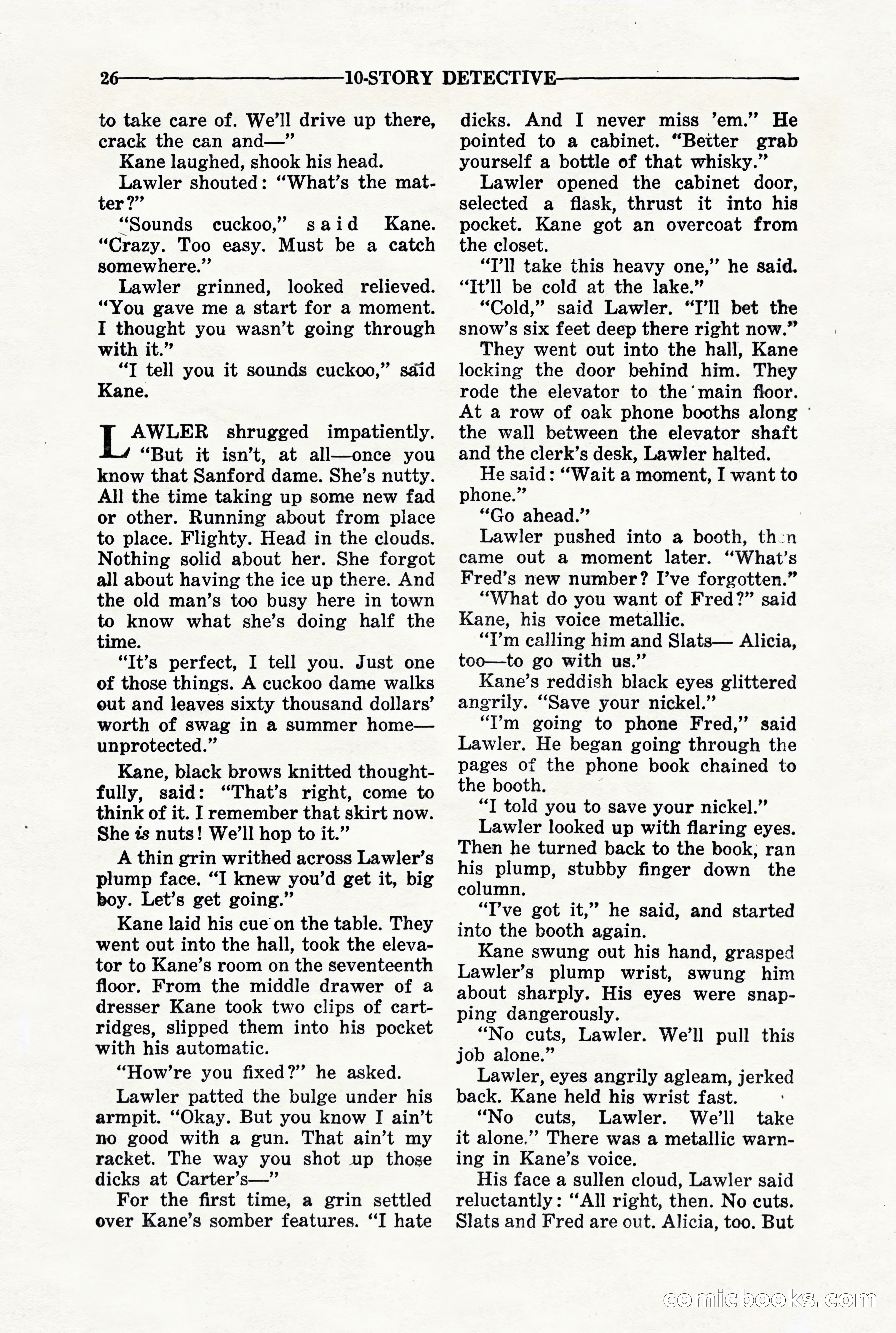 10-Story Detective, March 1941 — page 28 of 116