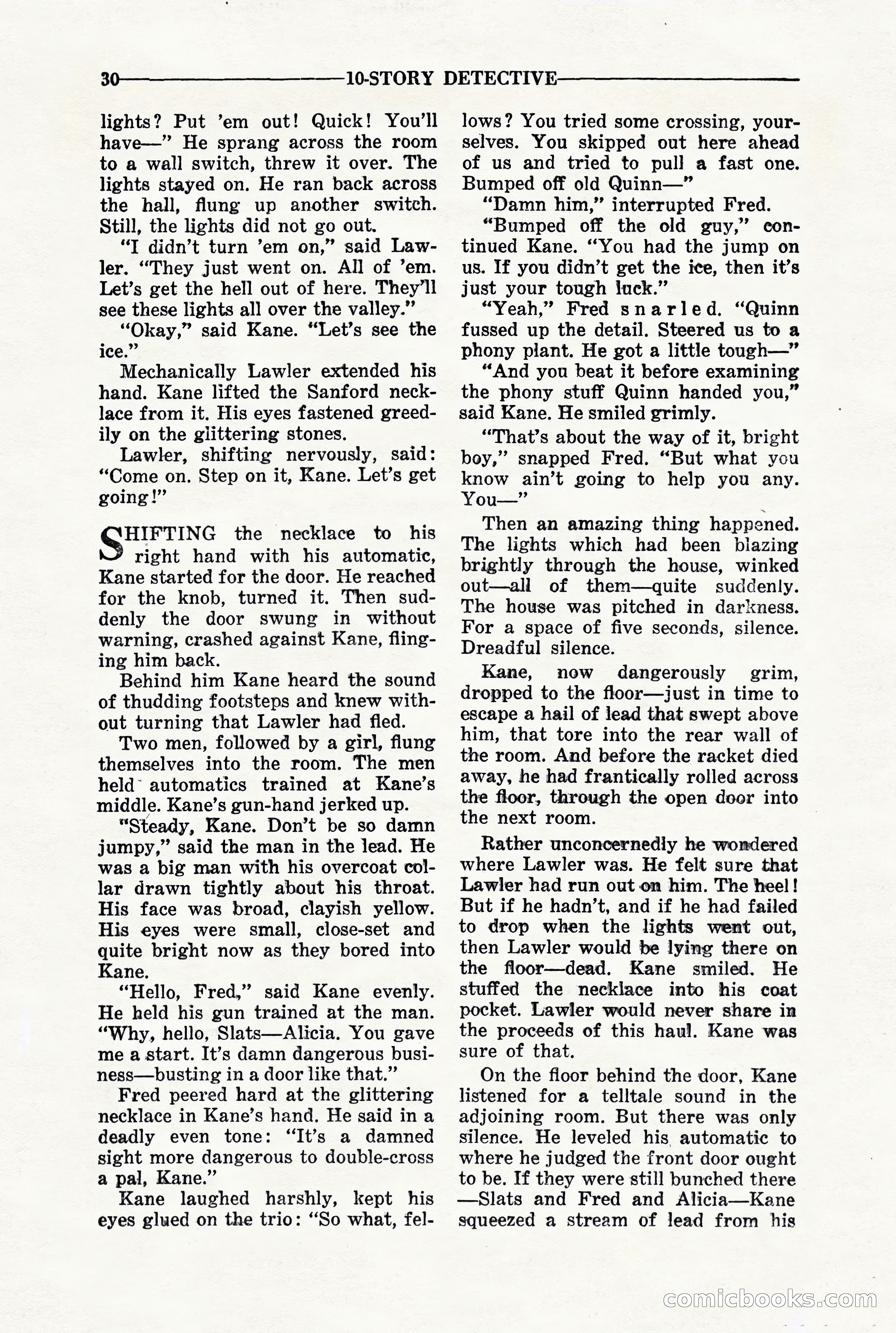 10-Story Detective, March 1941 — page 32 of 116