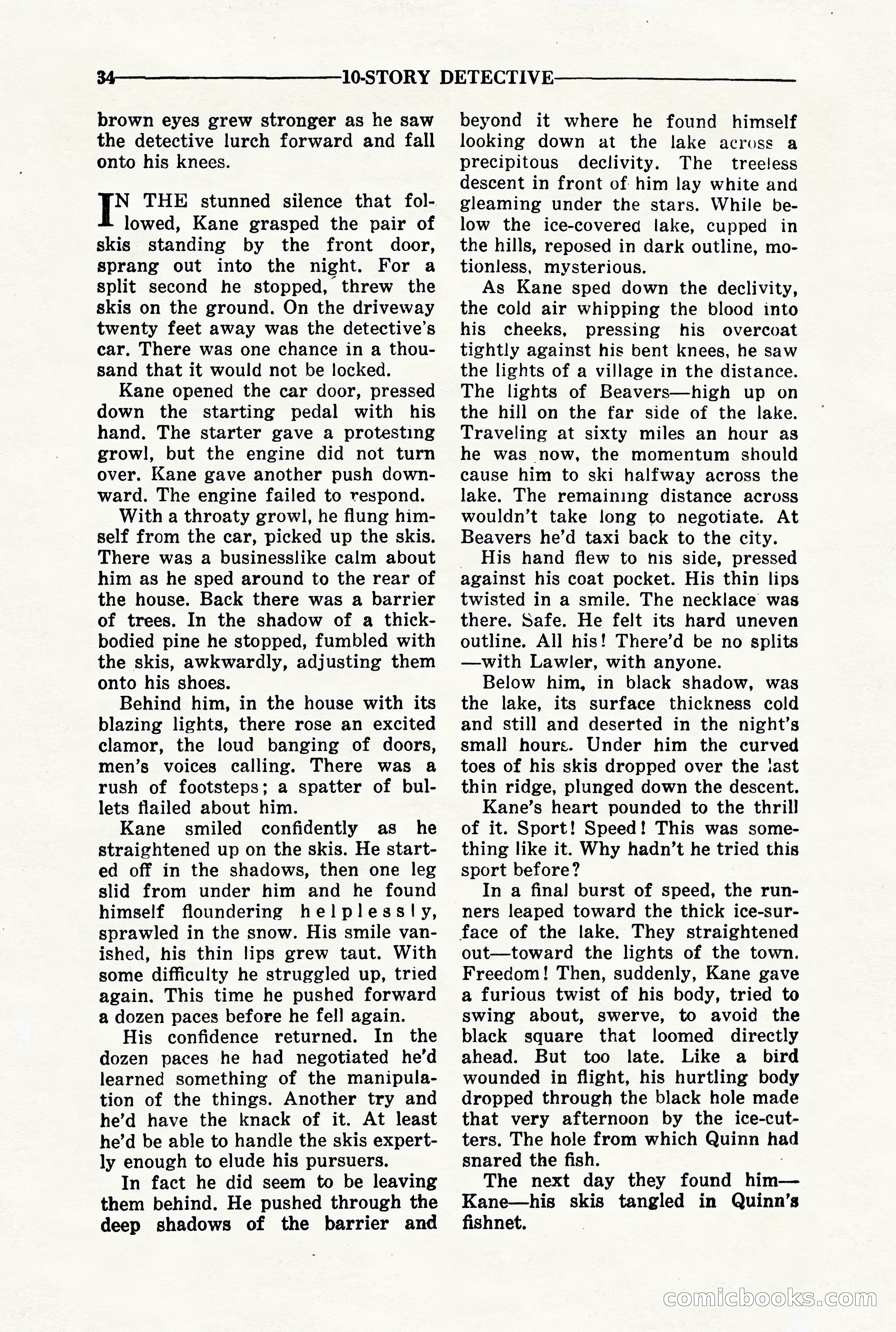 10-Story Detective, March 1941 — page 36 of 116