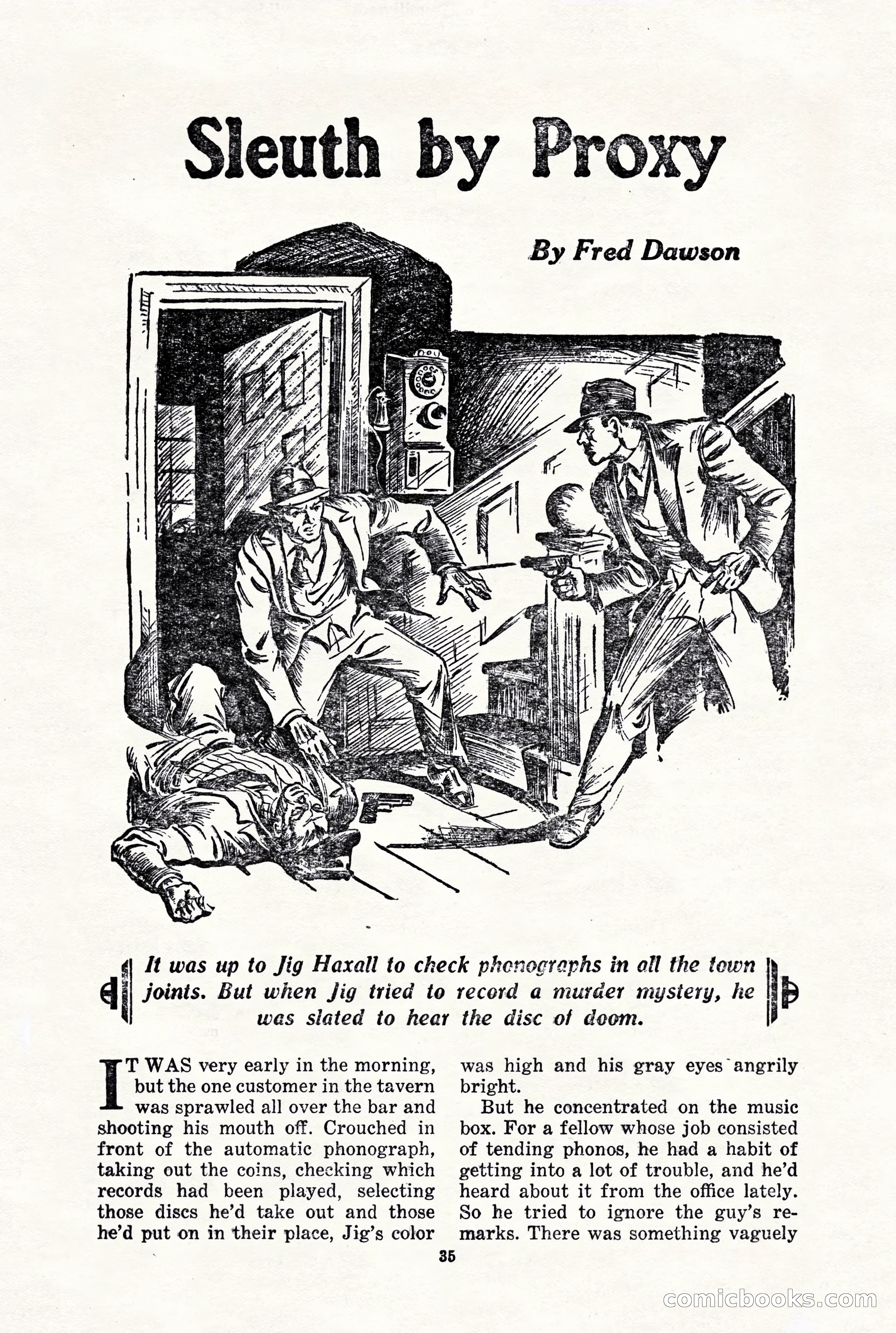 10-Story Detective, March 1941 — page 37 of 116