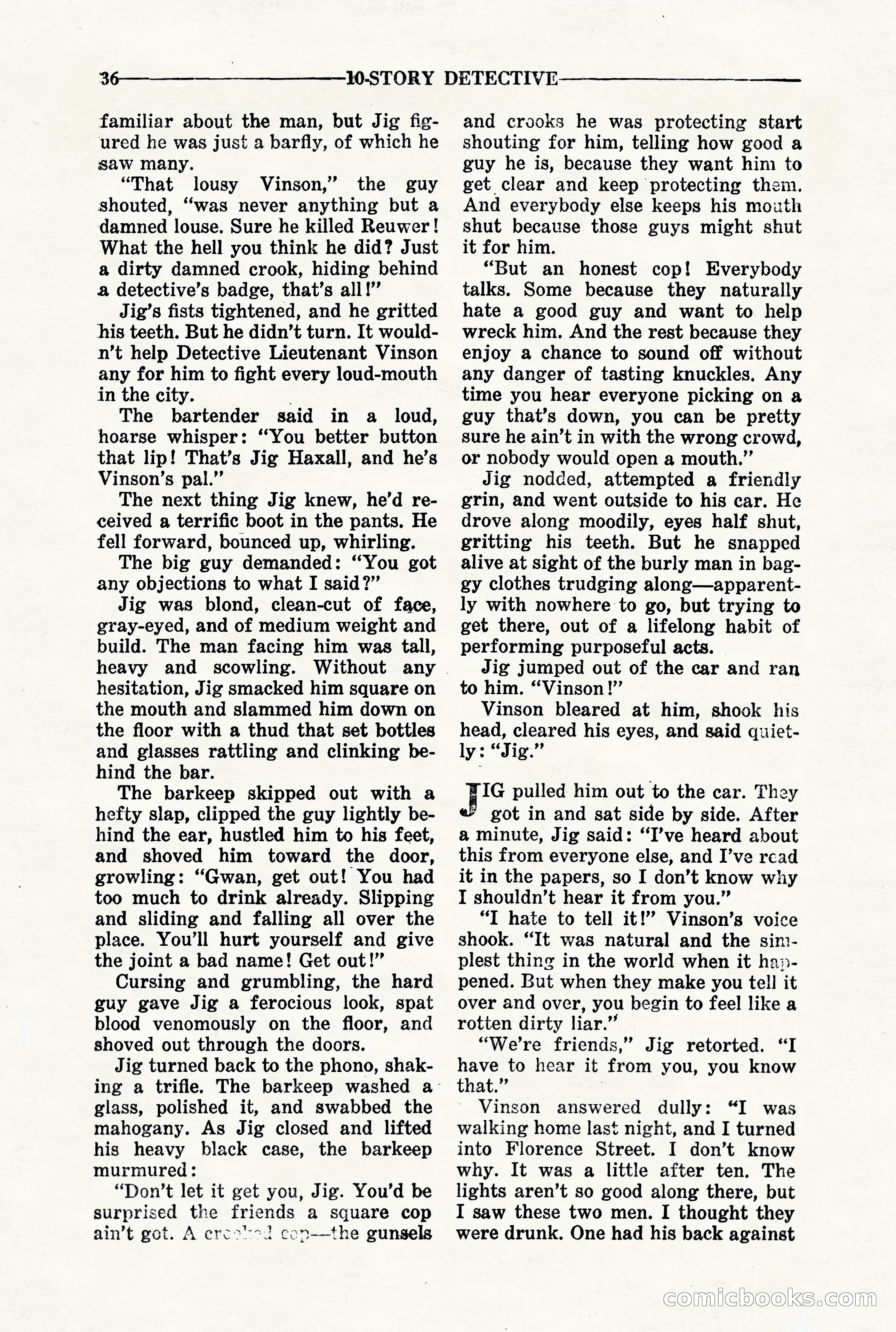 10-Story Detective, March 1941 — page 38 of 116