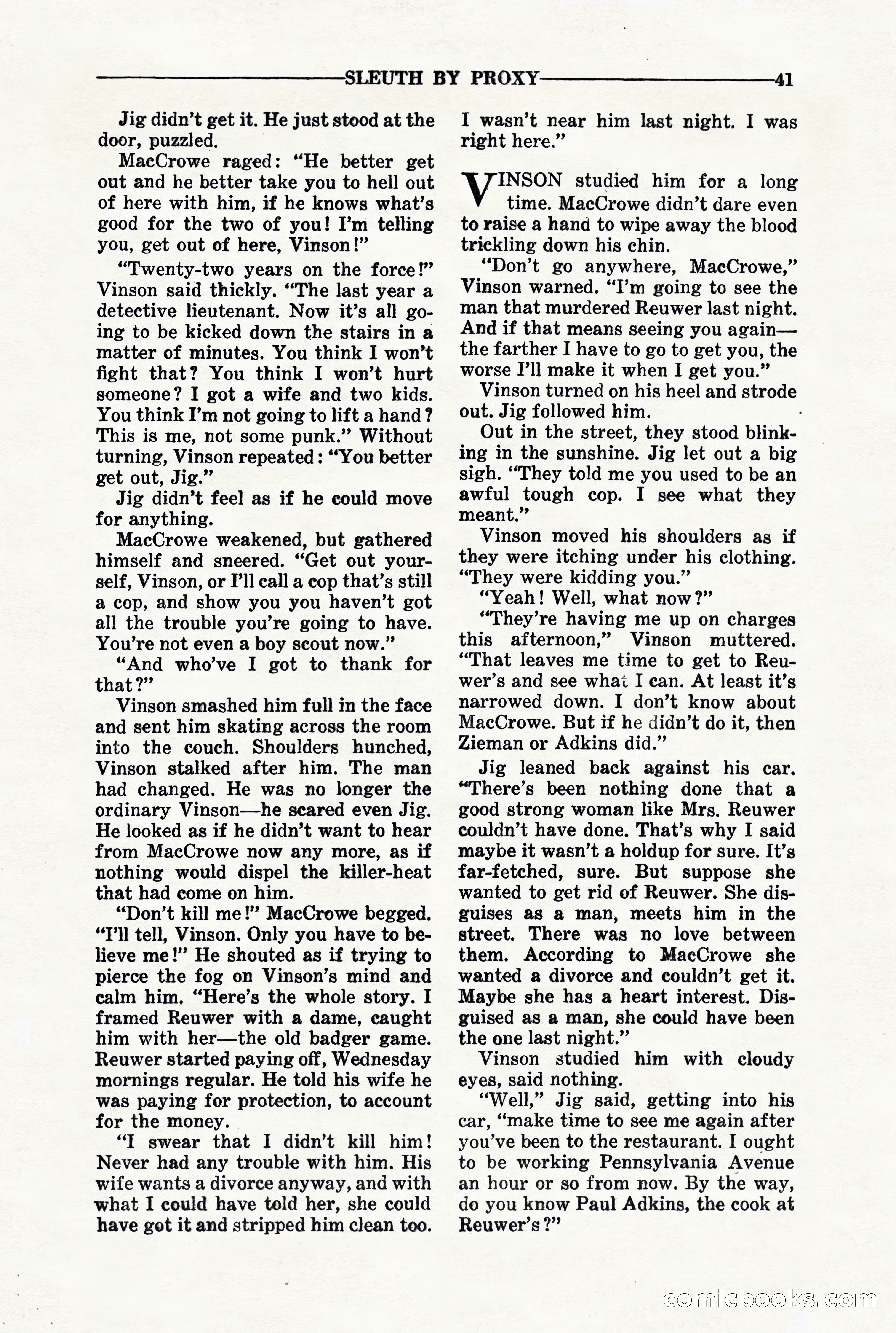 10-Story Detective, March 1941 — page 43 of 116