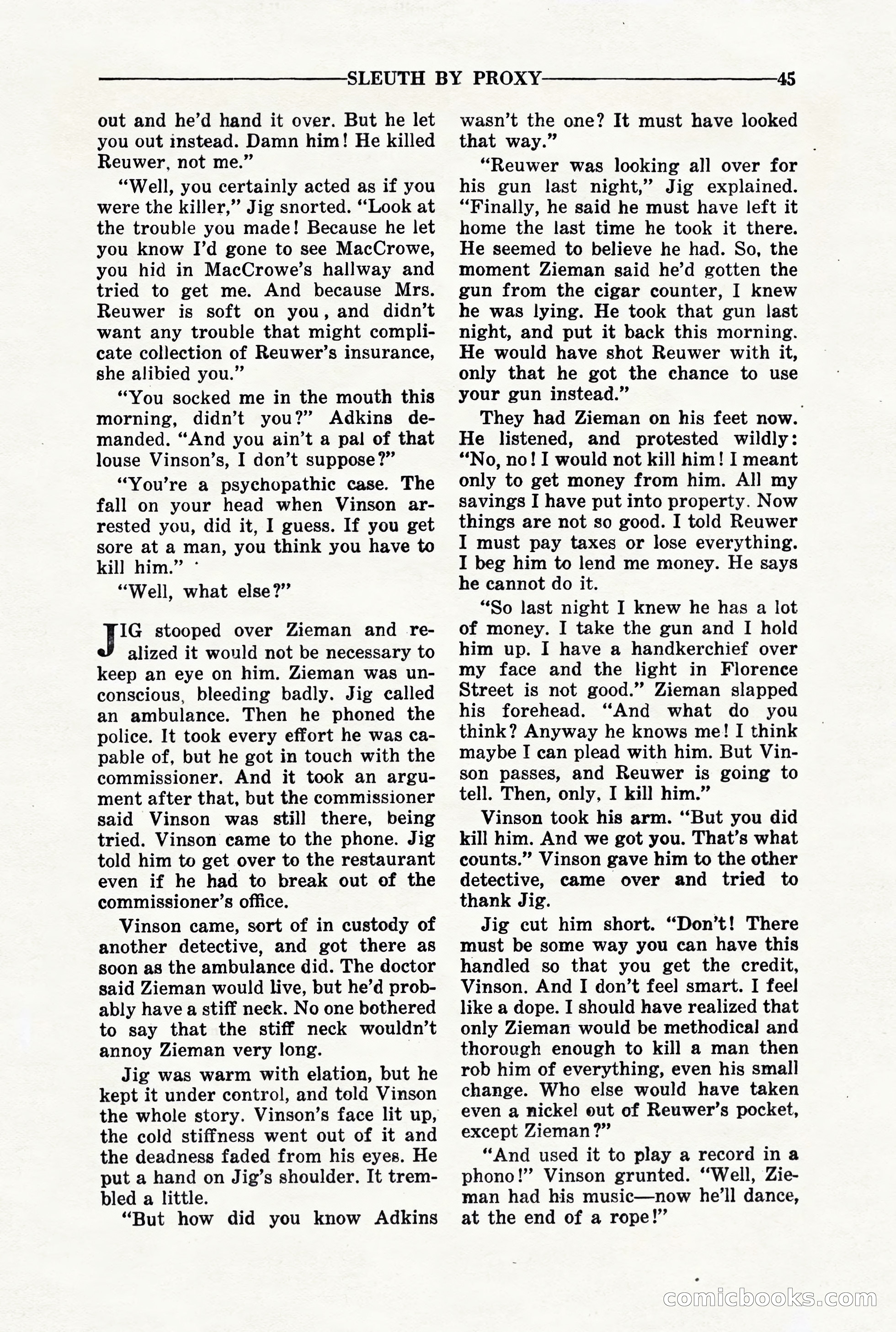 10-Story Detective, March 1941 — page 47 of 116