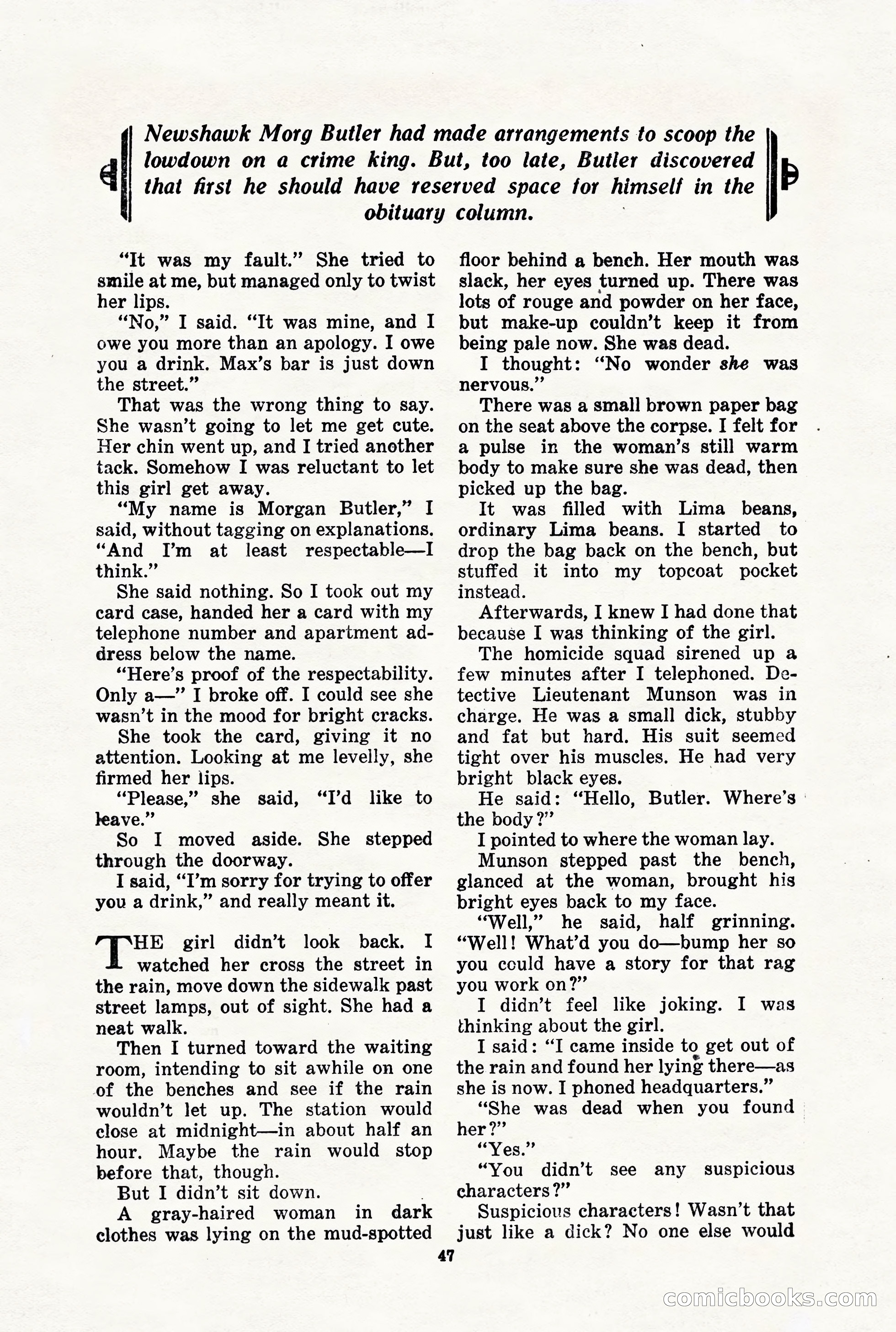 10-Story Detective, March 1941 — page 49 of 116