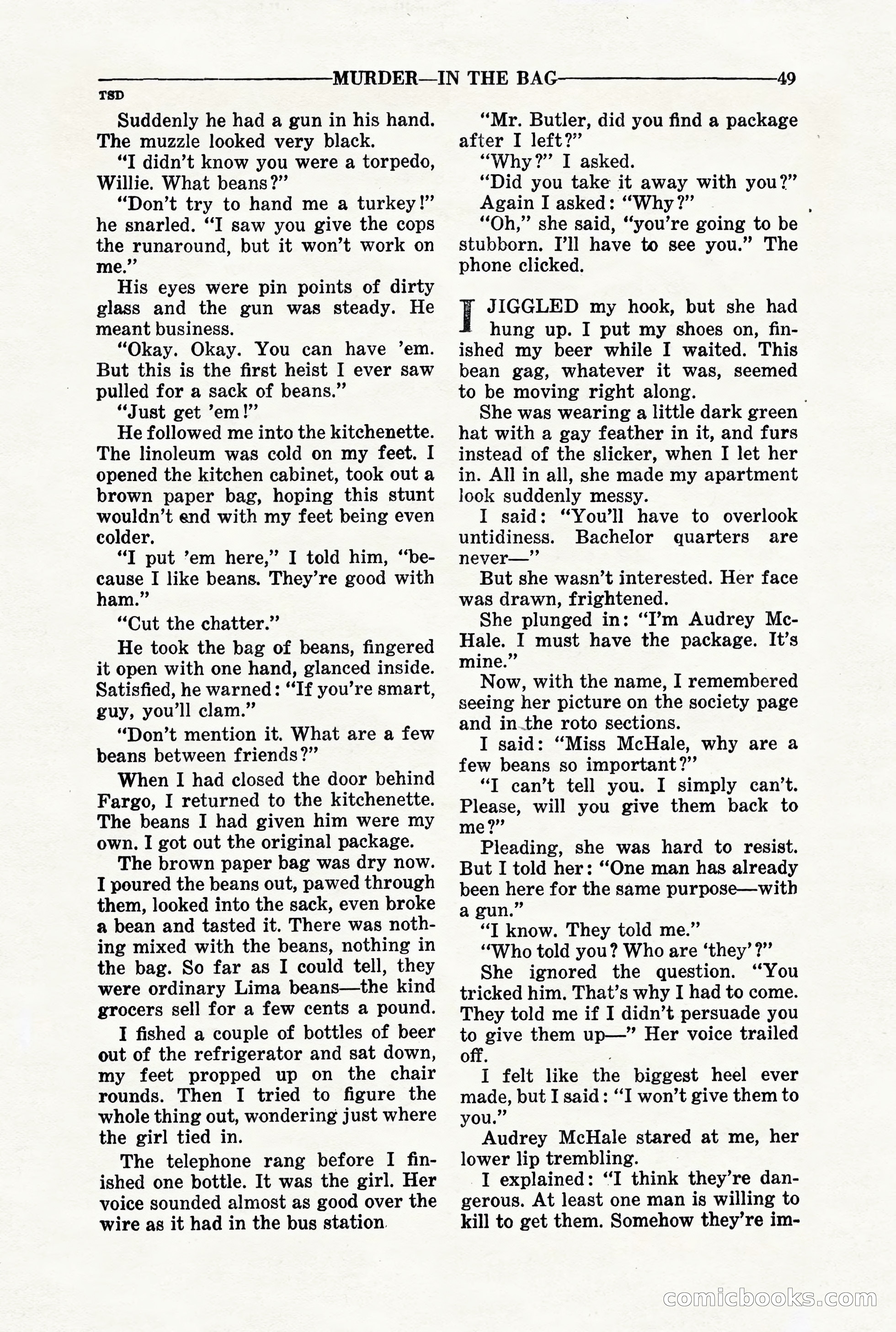 10-Story Detective, March 1941 — page 51 of 116