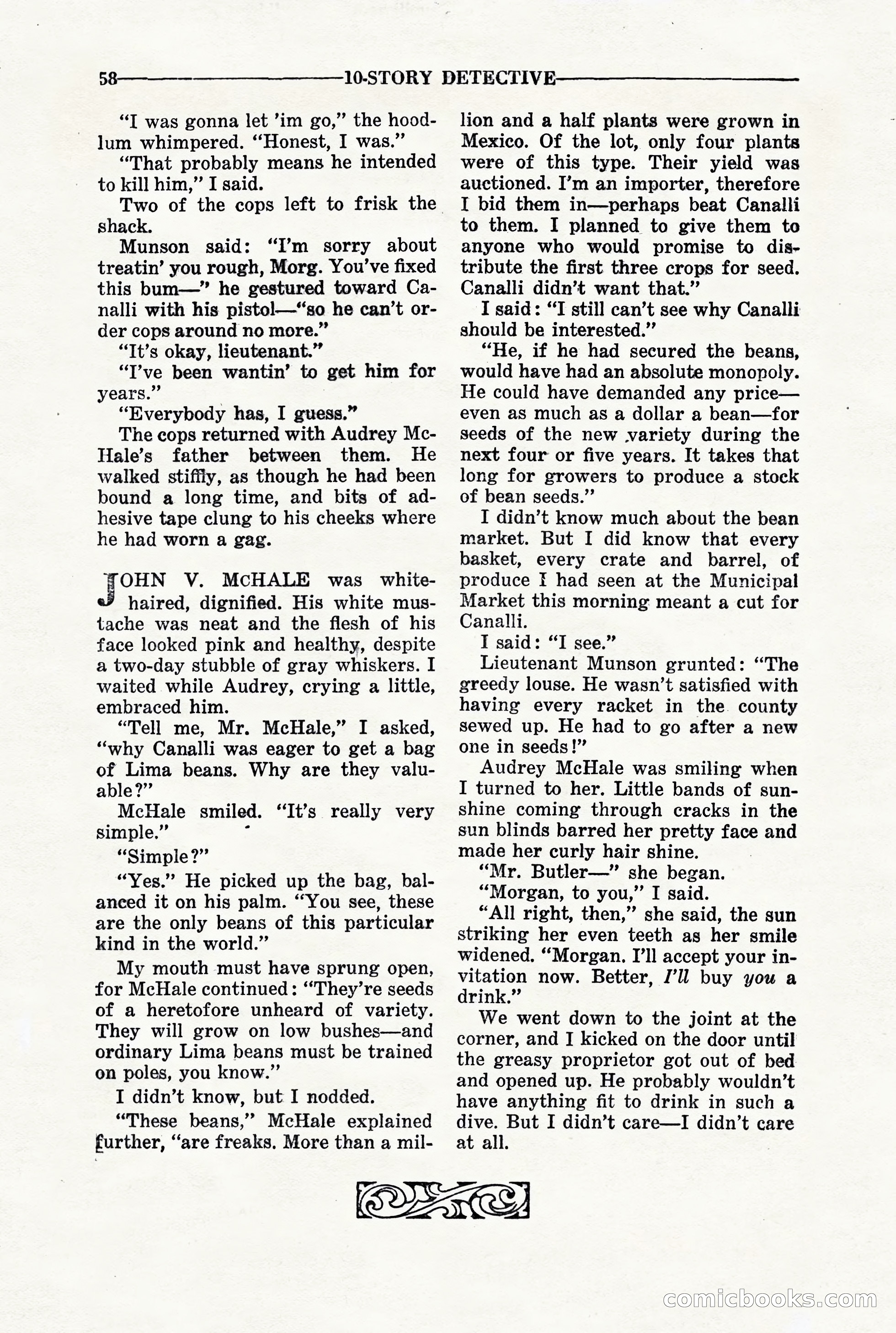 10-Story Detective, March 1941 — page 60 of 116