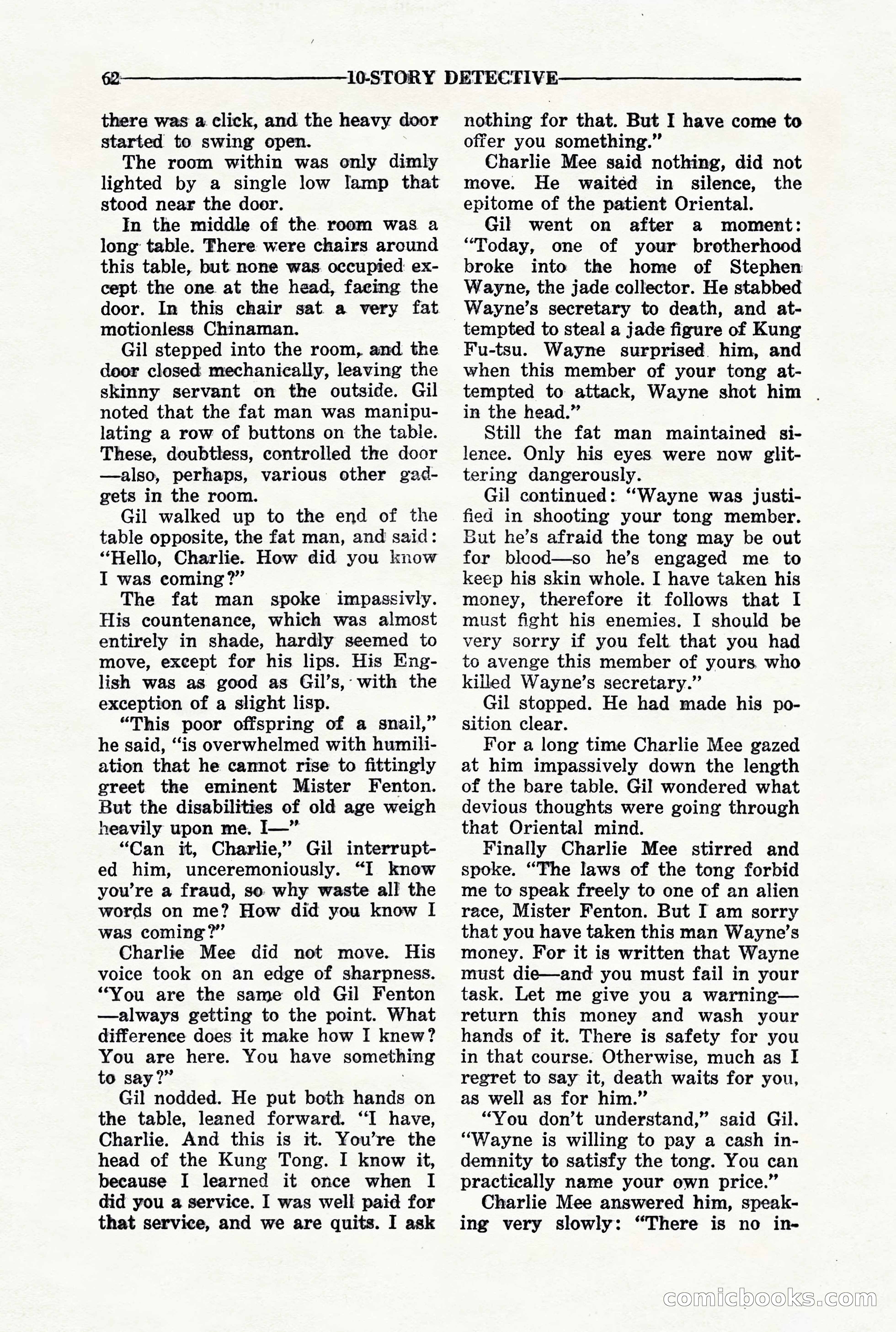 10-Story Detective, March 1941 — page 64 of 116