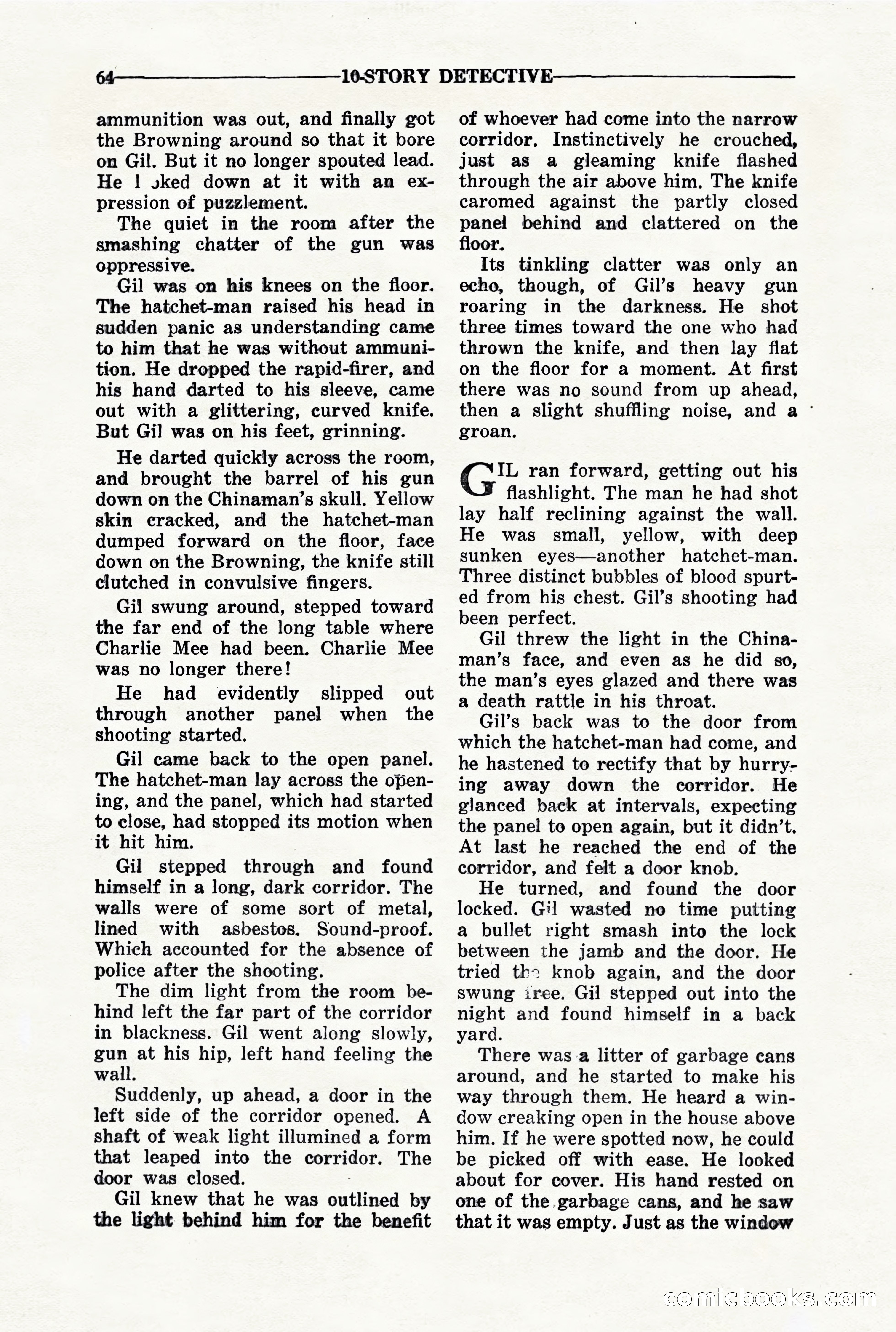 10-Story Detective, March 1941 — page 66 of 116