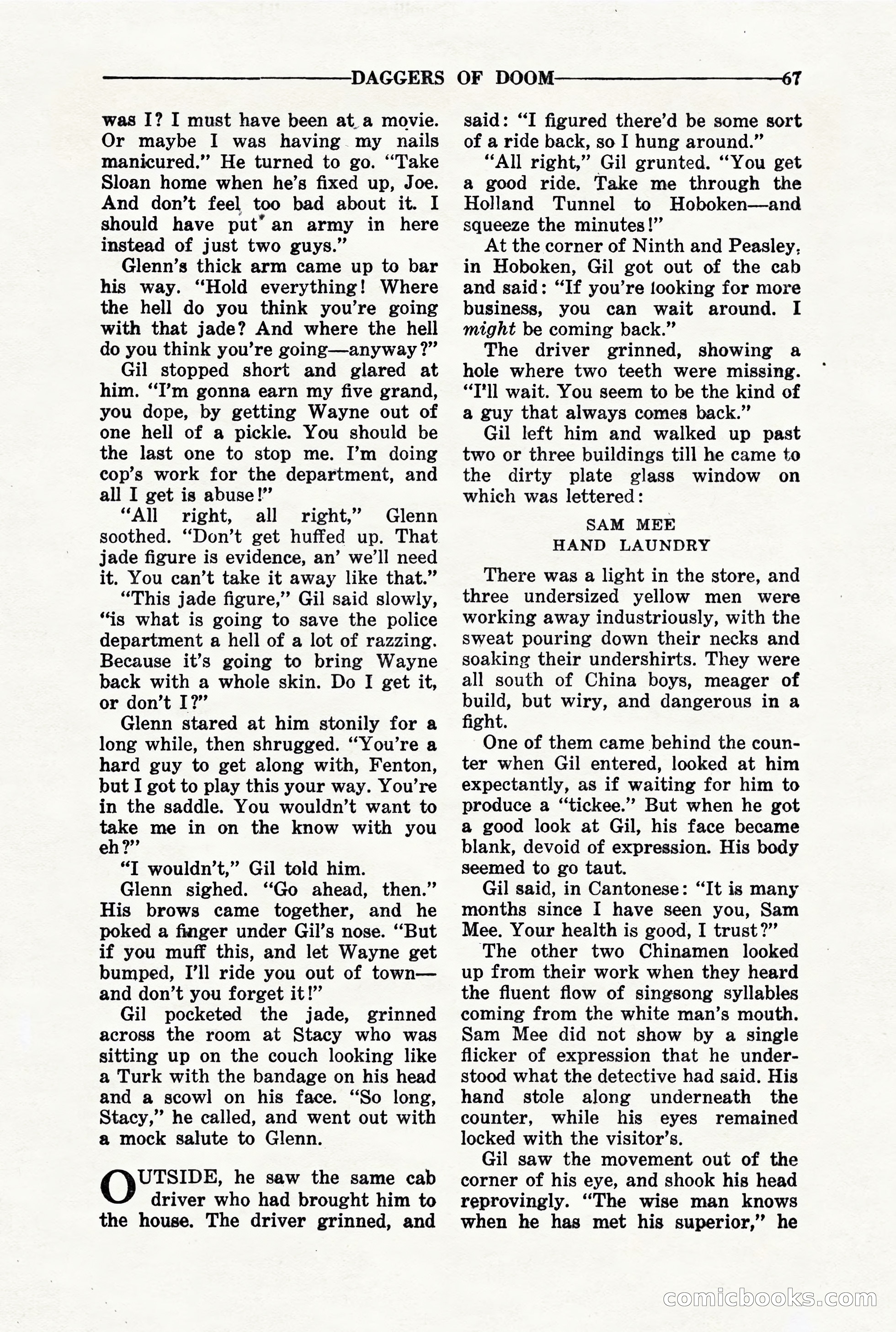 10-Story Detective, March 1941 — page 69 of 116