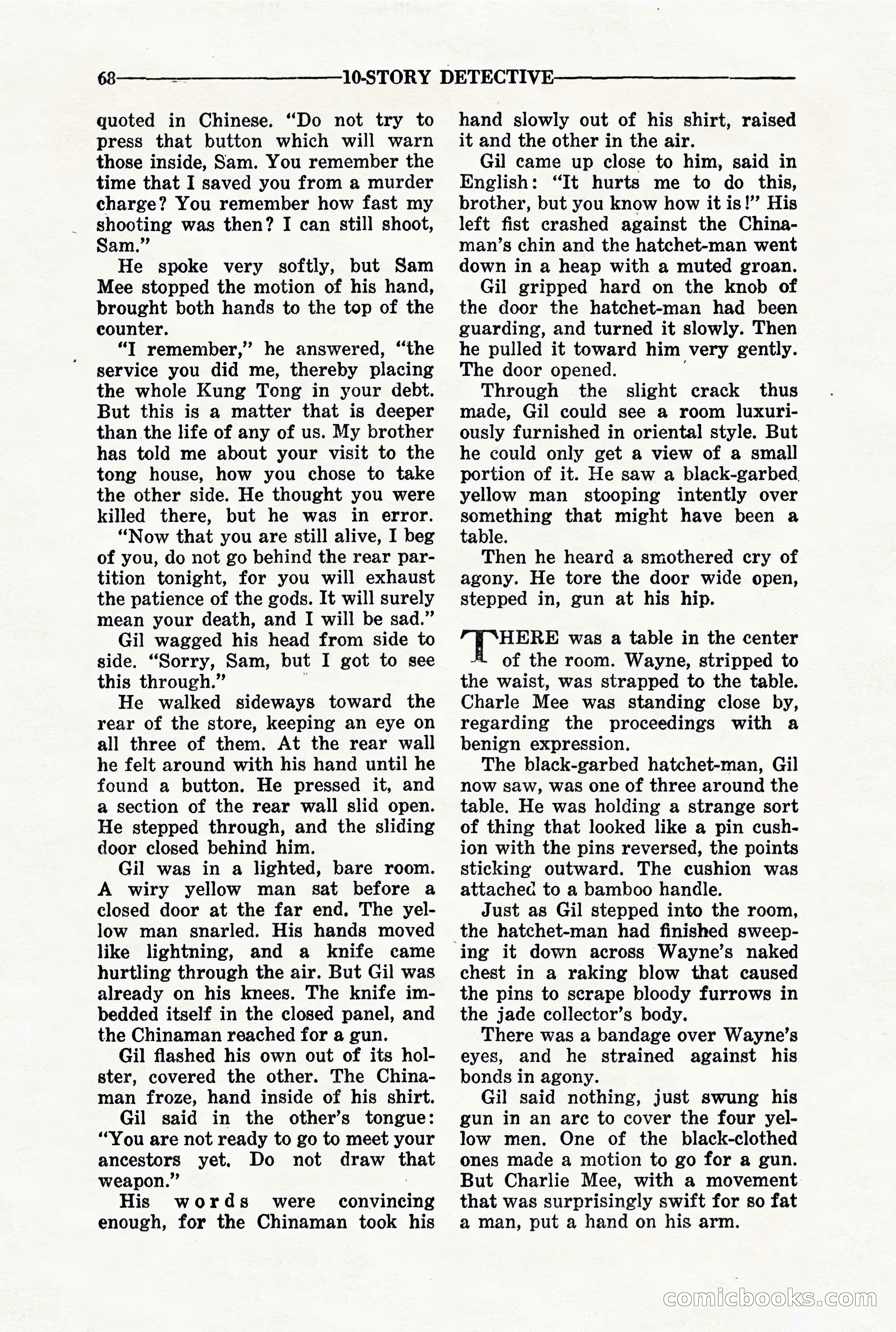 10-Story Detective, March 1941 — page 70 of 116