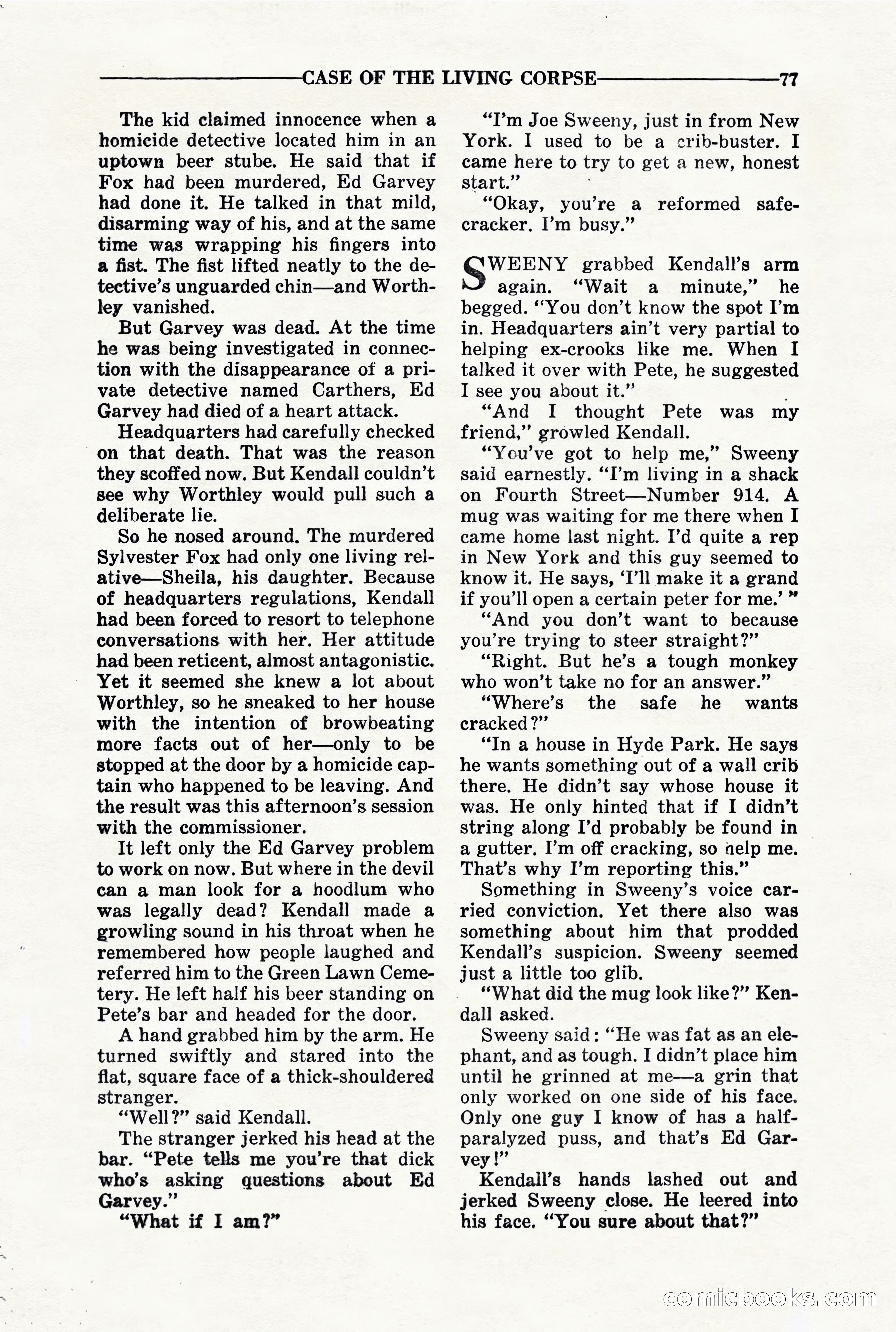 10-Story Detective, March 1941 — page 79 of 116