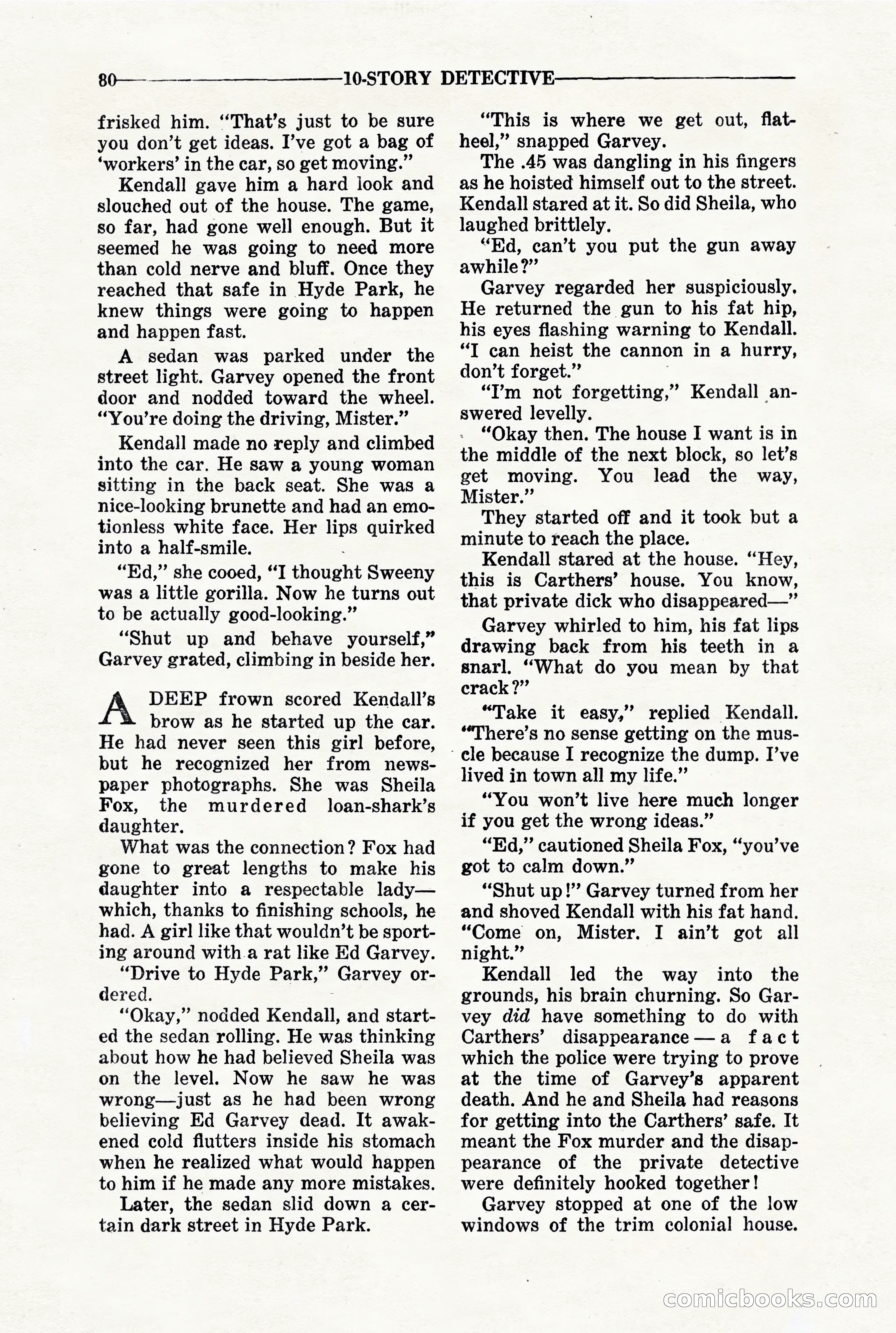 10-Story Detective, March 1941 — page 82 of 116