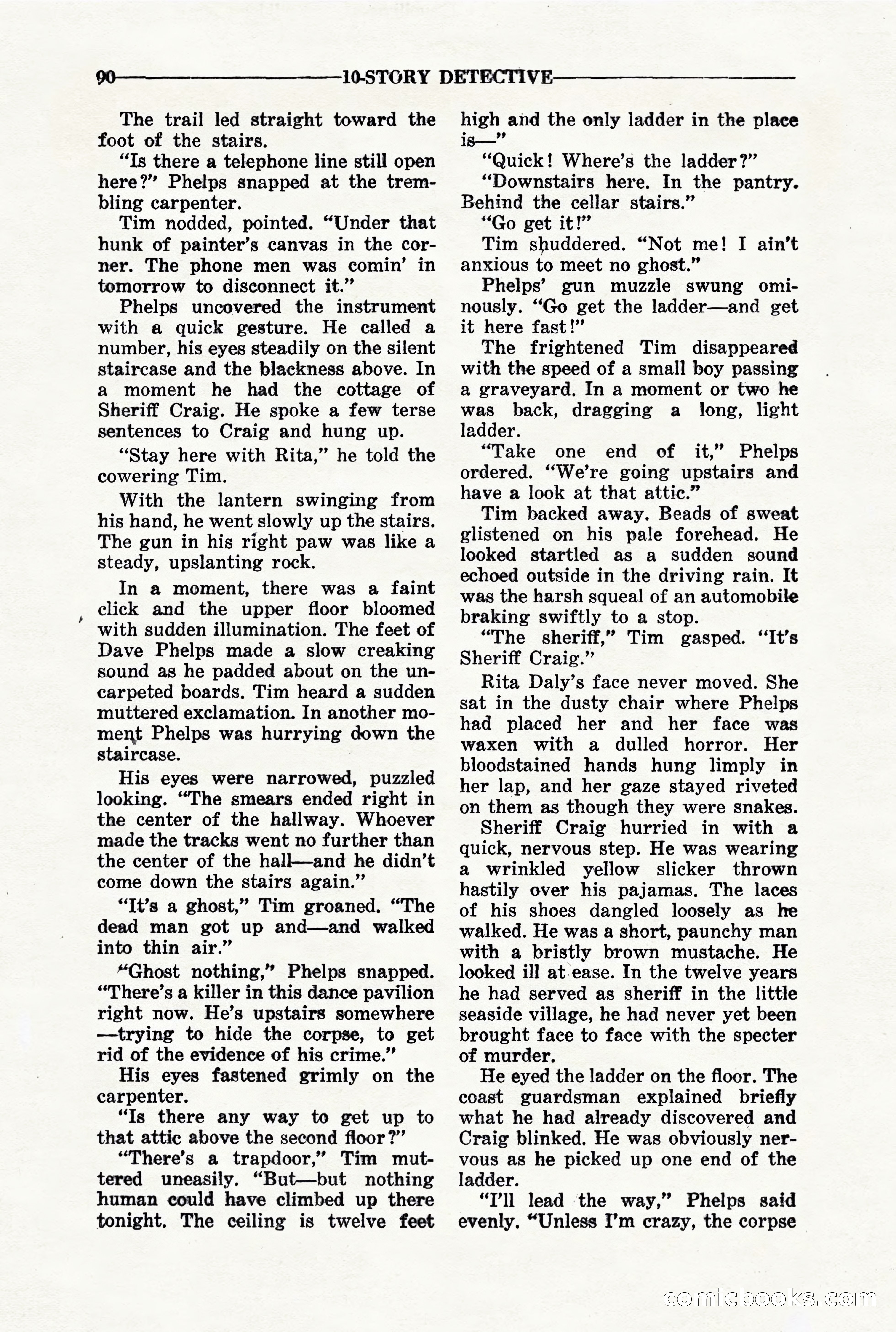 10-Story Detective, March 1941 — page 92 of 116