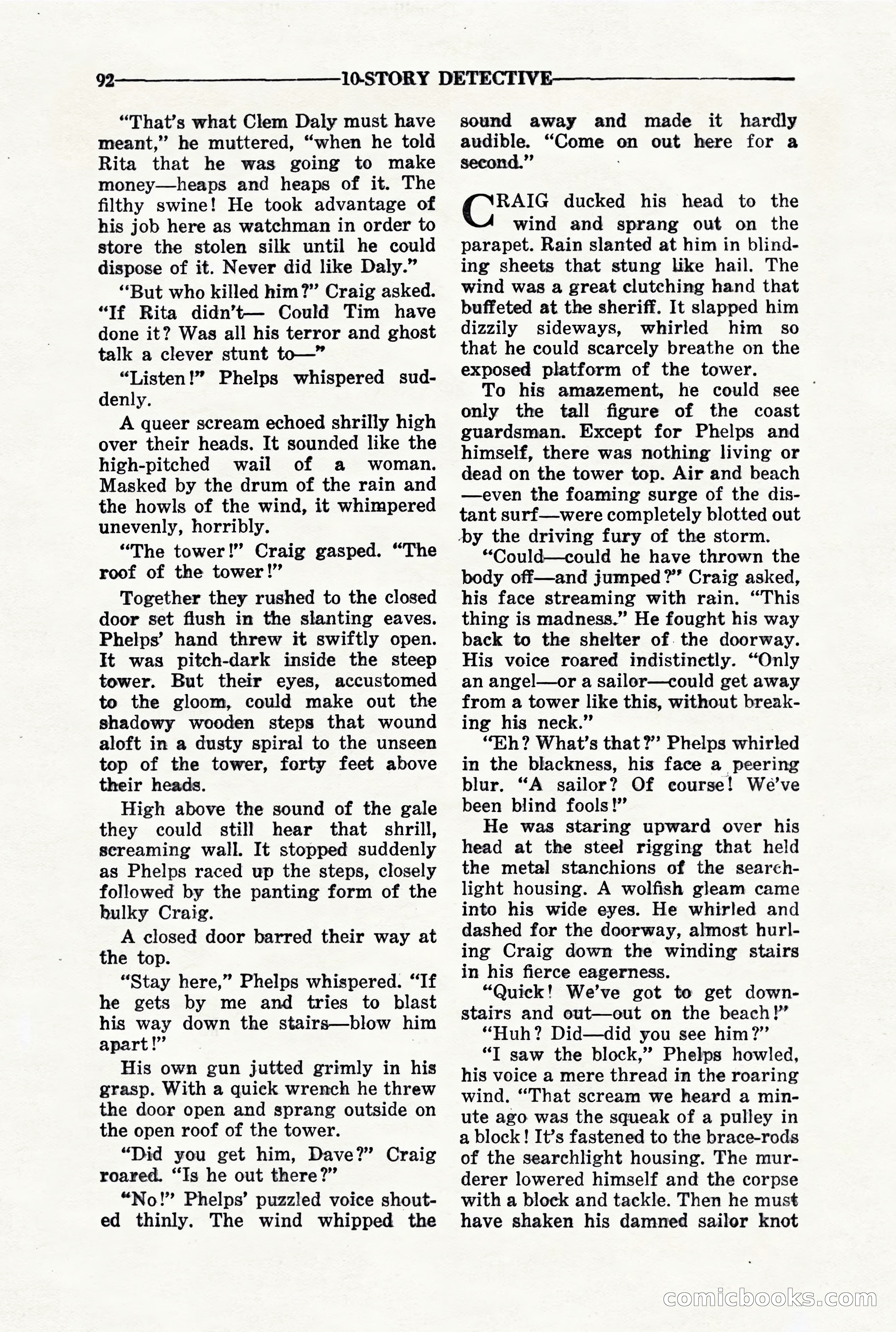 10-Story Detective, March 1941 — page 94 of 116