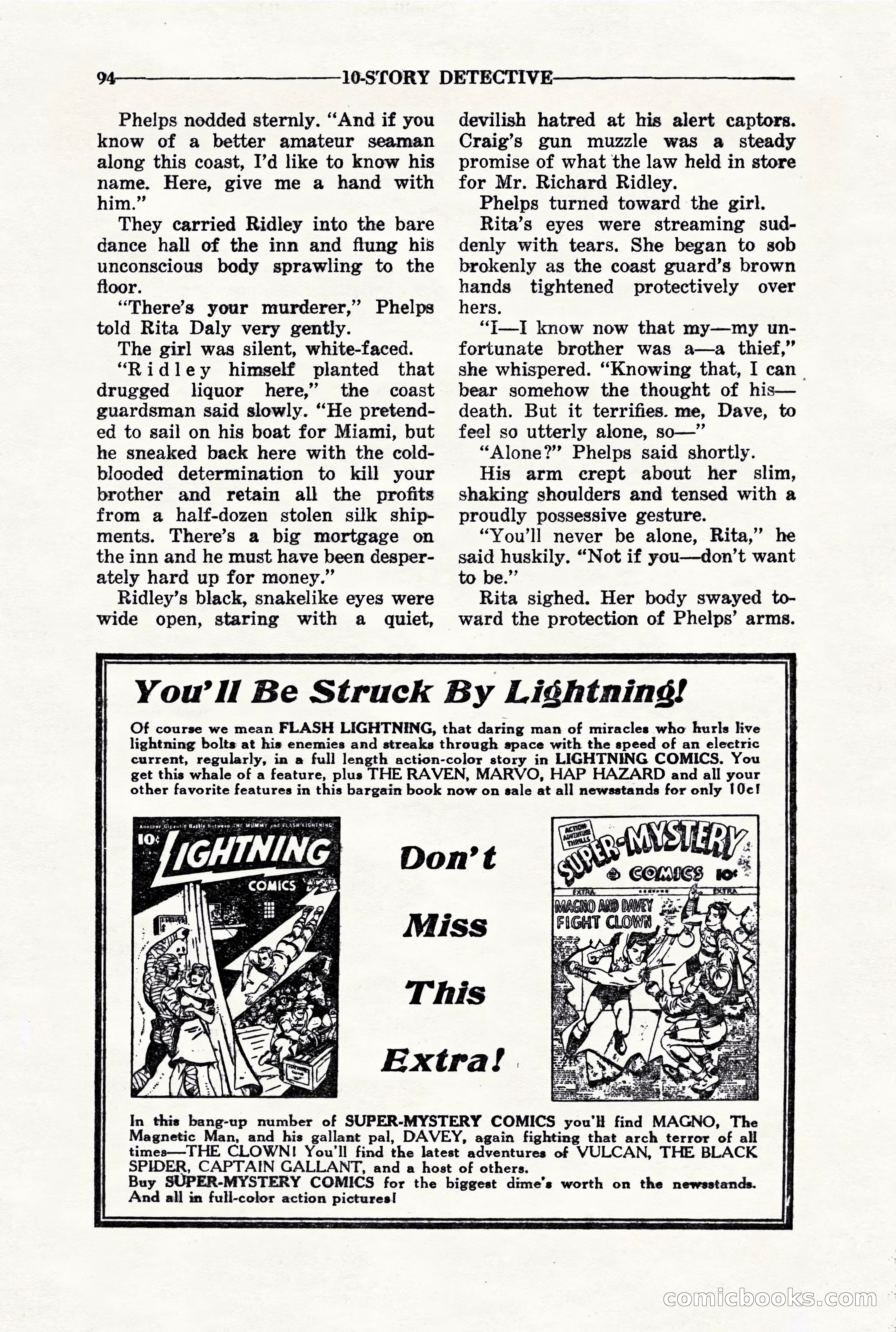 10-Story Detective, March 1941 — page 96 of 116