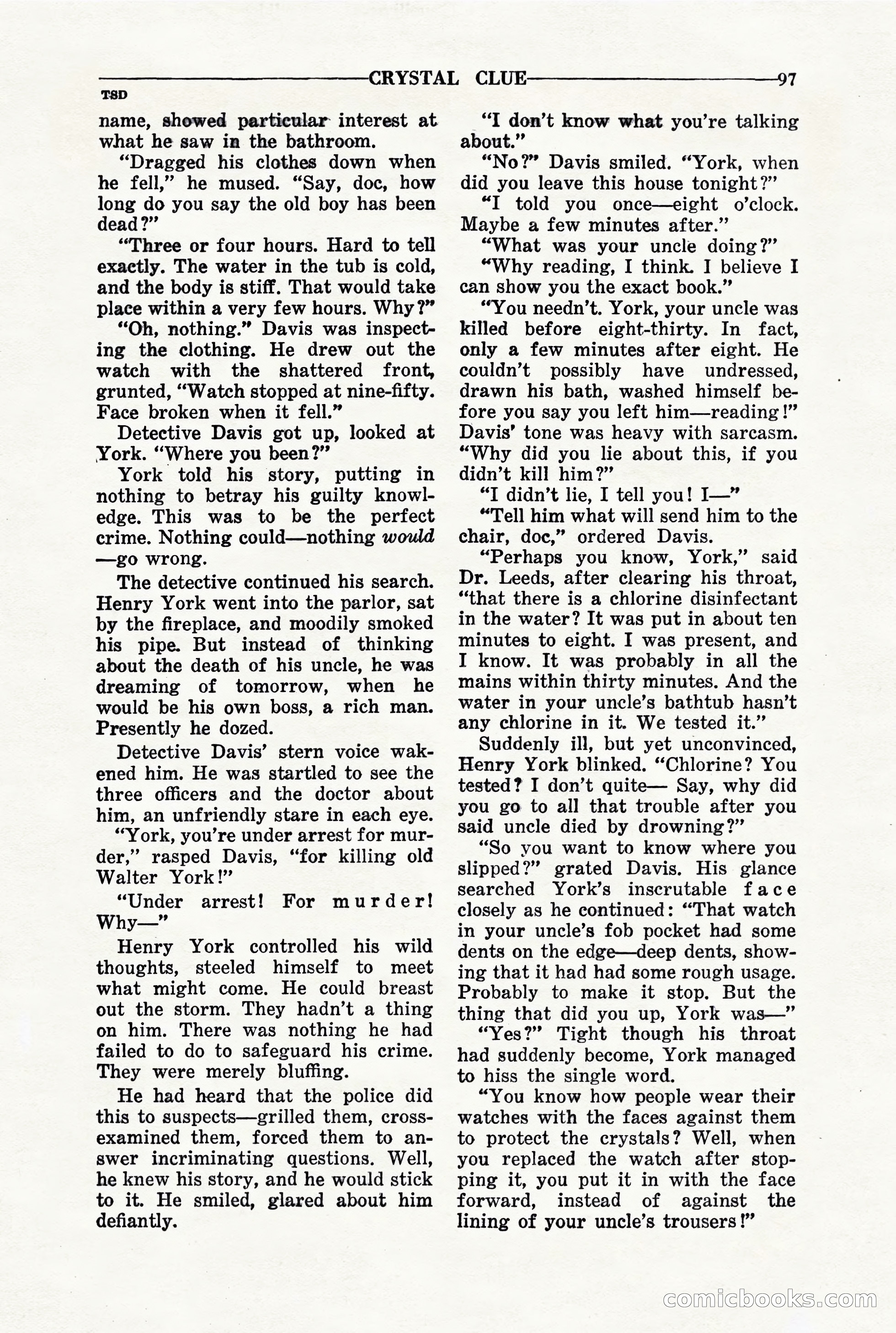 10-Story Detective, March 1941 — page 99 of 116